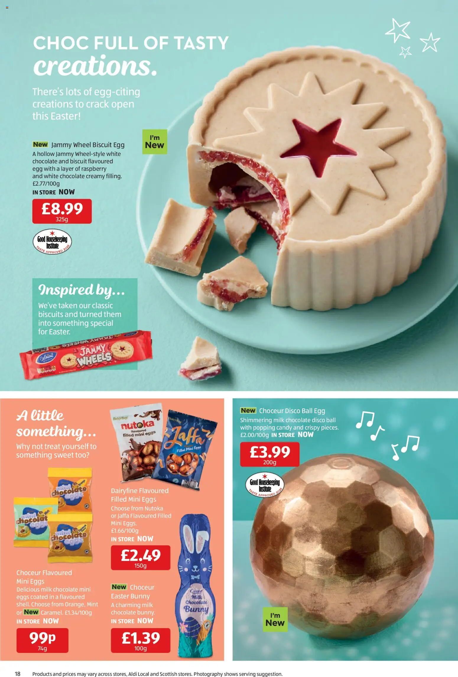 {H1} | Page: 18 | Products: Milk, Eggs, Chocolate, Mint