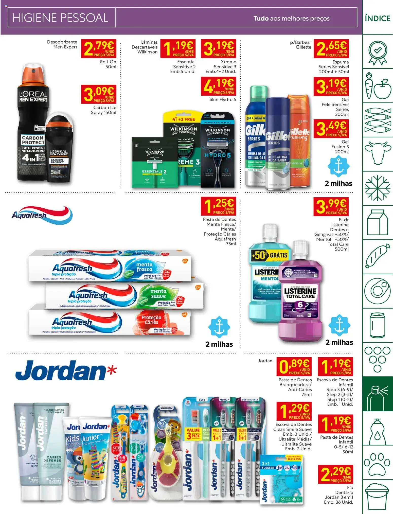 Recheio folheto Madeira │ válido de 13/10/2026 | Página: 33 | Produtos: Listerine, Desodorizante, Pasta de dentes, Escova de dentes