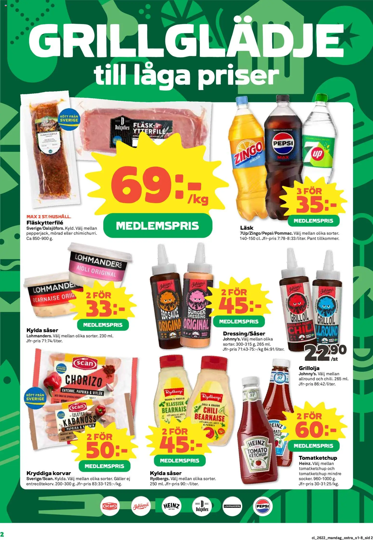 Coop Daglivs reklamblad aktuell från 25.05.2026 | Sida: 2