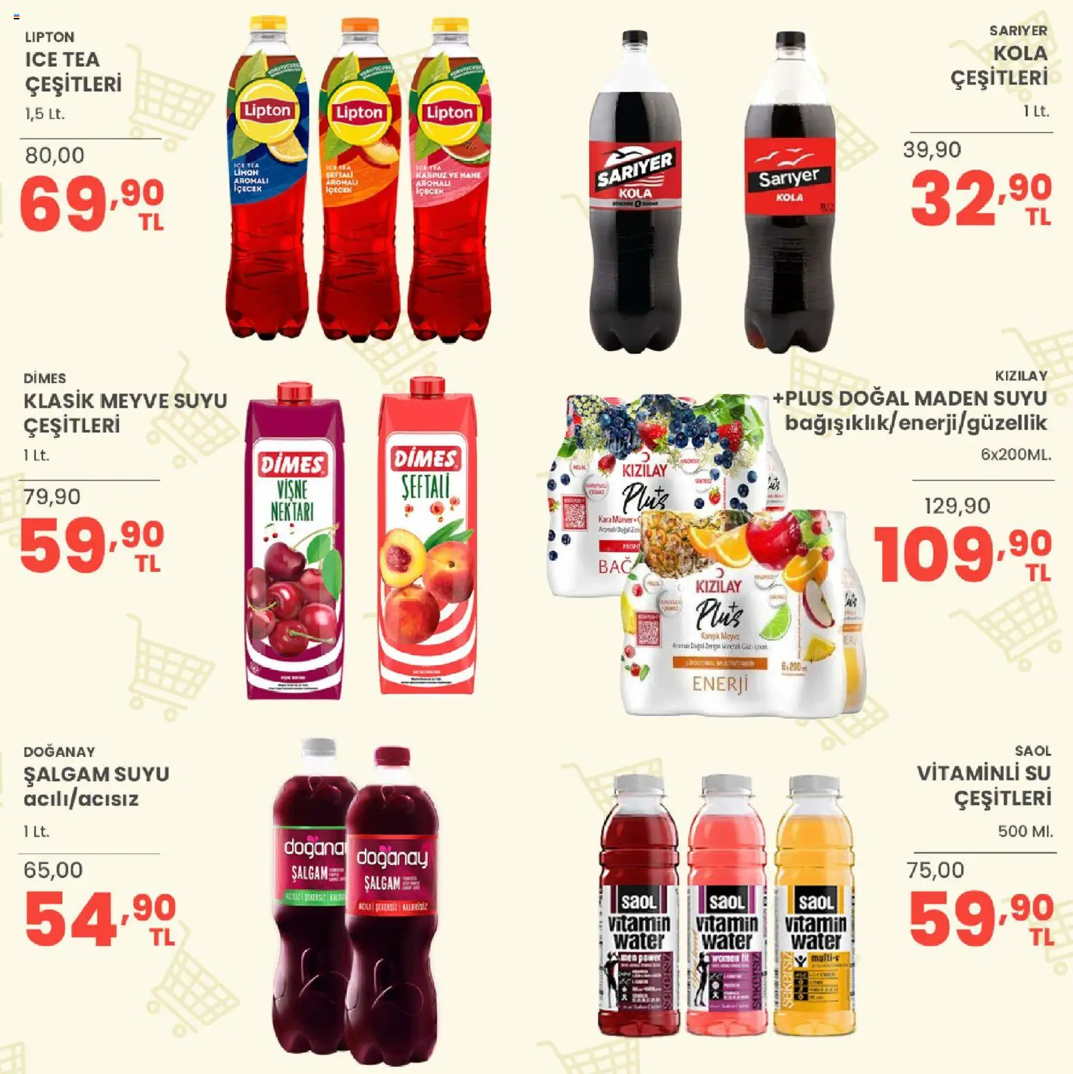 Sarıyer Katalog - 23 Ekim 2026 tarihinden itibaren geçerlidir | Sayfa: 30 | Ürünler: Su, Meyve, Şeftali, Ice tea