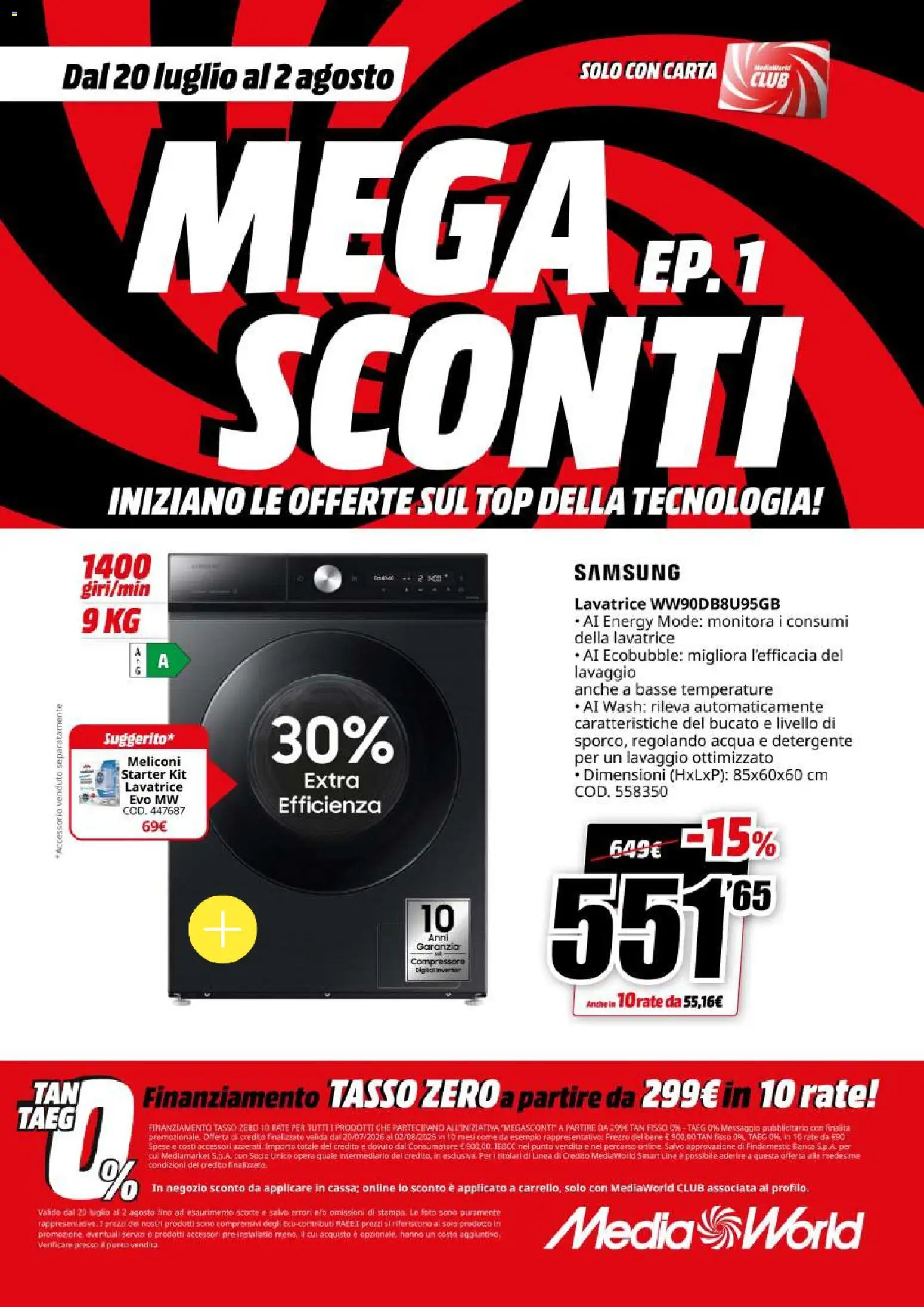 Volantino Media World del 20/07/2026 | Pagina: 55