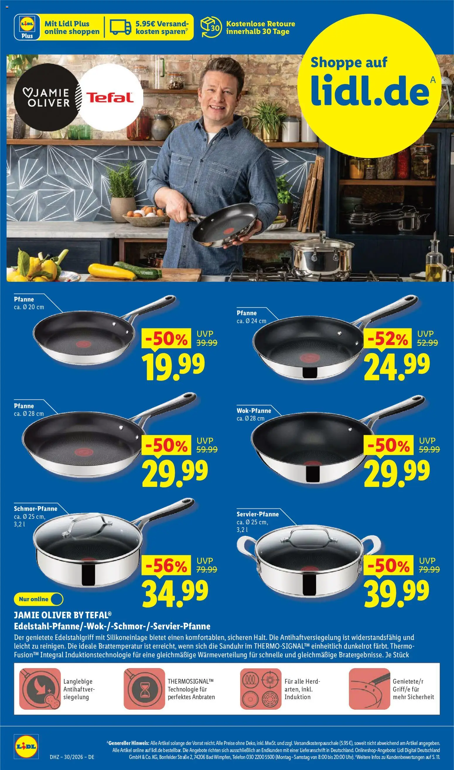 Lidl Prospekt – gültig ab 20.07.2026 | Seite: 46 | Produkte: Herd, Bad, Wok, Telefon