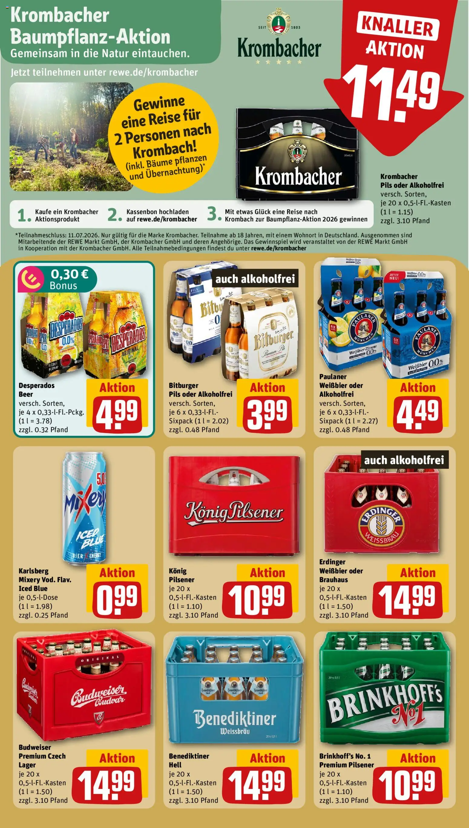 Rewe ihr Kaufpark Prospekt – gültig ab 29.06.2026 | Seite: 21 | Produkte: Erdinger, Weißbier, Pils, Paulaner