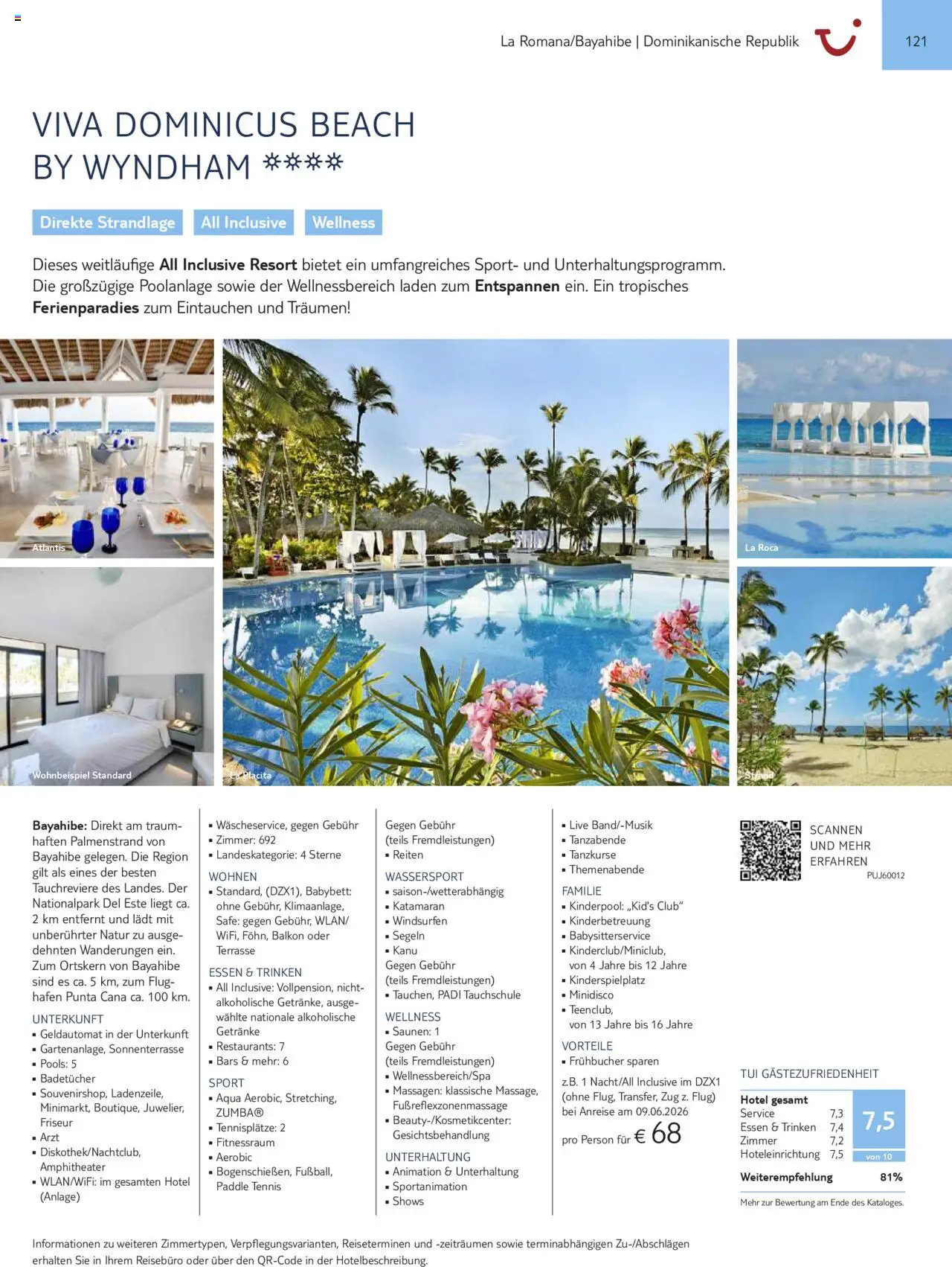 TUI Prospekt Mittelamerika & Karibik 2025/26	 – gültig ab 01.11.2025 | Seite: 121 | Produkte: Babybett