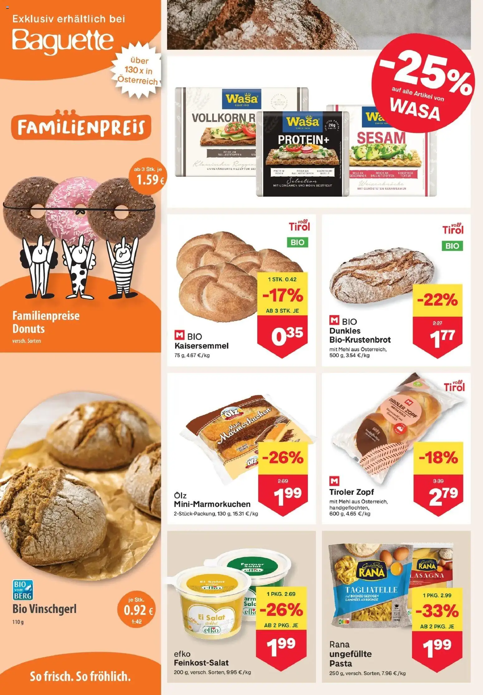 MPREIS Saalbach von 03.09.2026 - Aktuelle Angebote | Seite: 6 | Produkte: Salat, Baguette, Sesamsamen, Mehl
