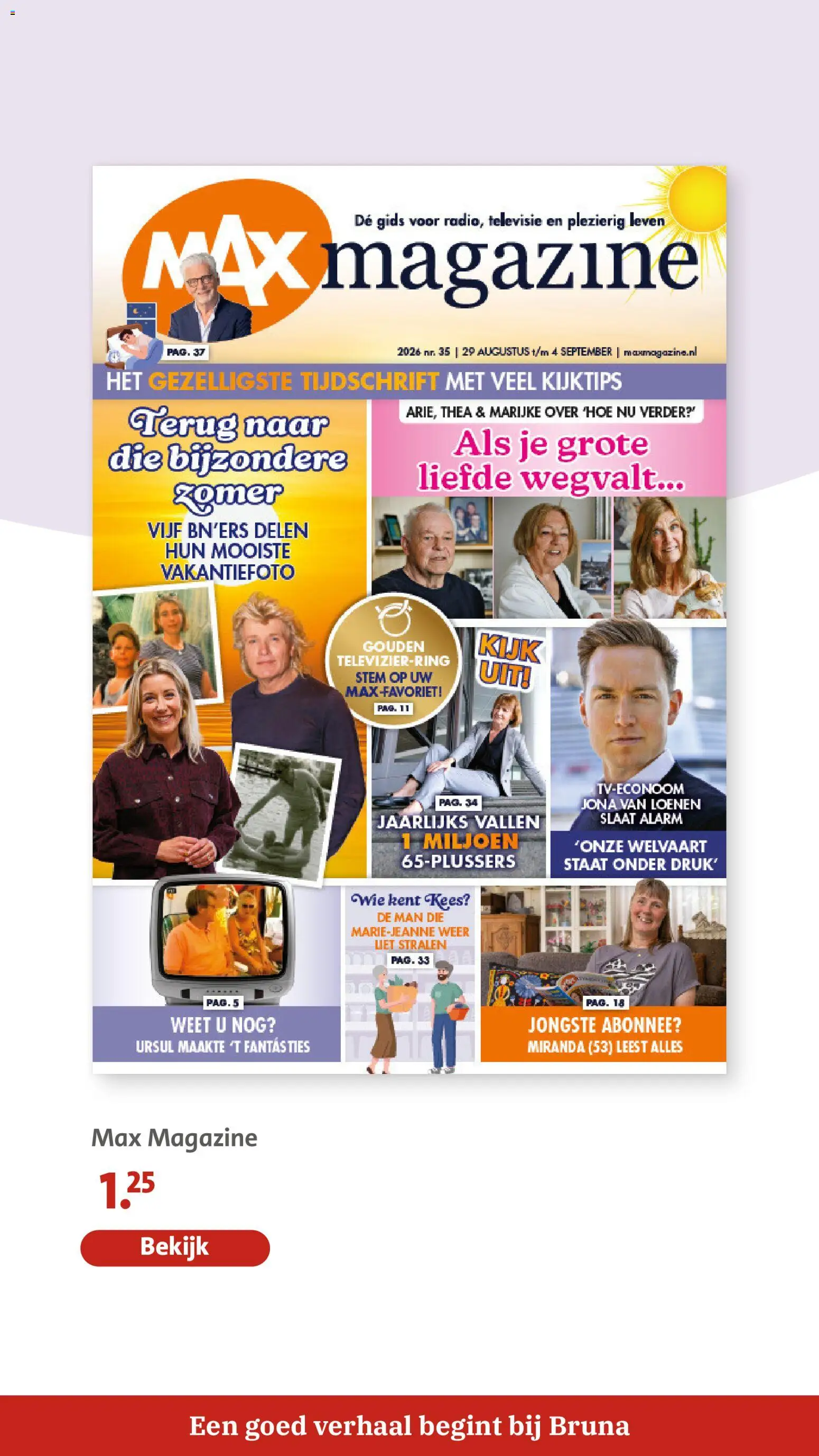 {H1} | Pagina: 24 | Producten: Tijdschrift, Televisie