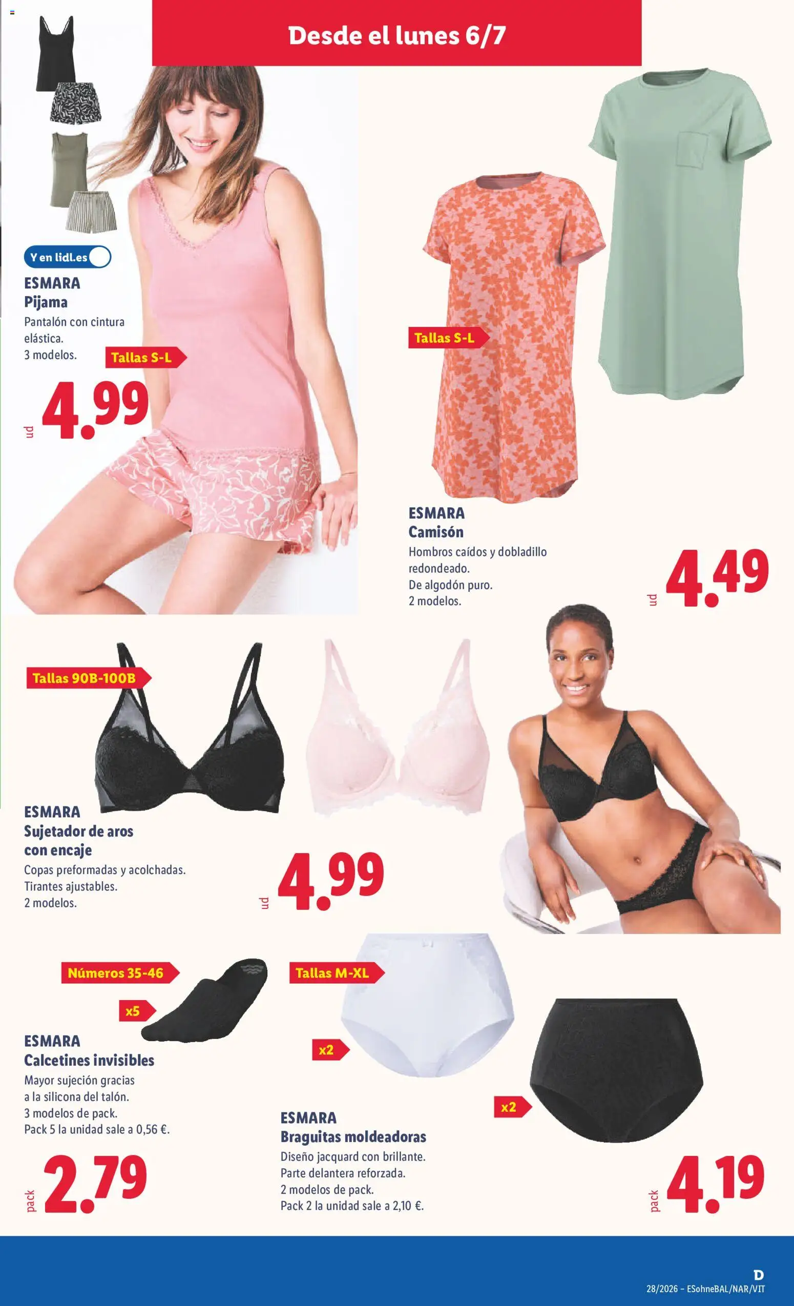 Lidl folleto de bazar │ válido desde el 06/07/2026 | Página: 21 | Productos: Pijama, Camisón