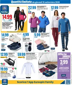 Anteprima del volantino PIGIAMA UOMO/DONNA*, Modelli e stampe assortite. Uomo, taglie: M - XXL. Donna, taglie: S - XL. valido a partire dal 10/09/2026 | Pagina: 16