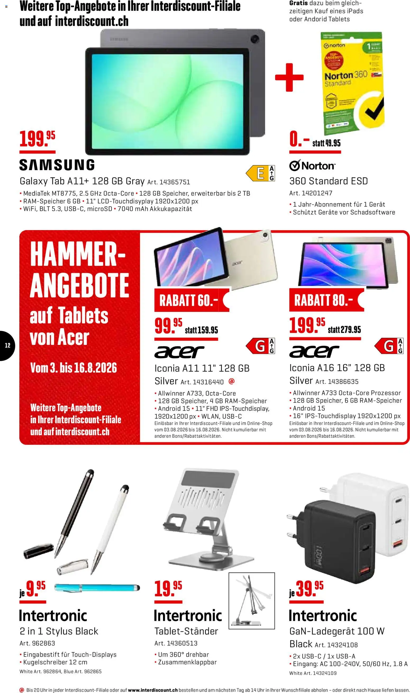 Interdiscount aktionen – gültig ab 03.08.2026 | Seite: 12