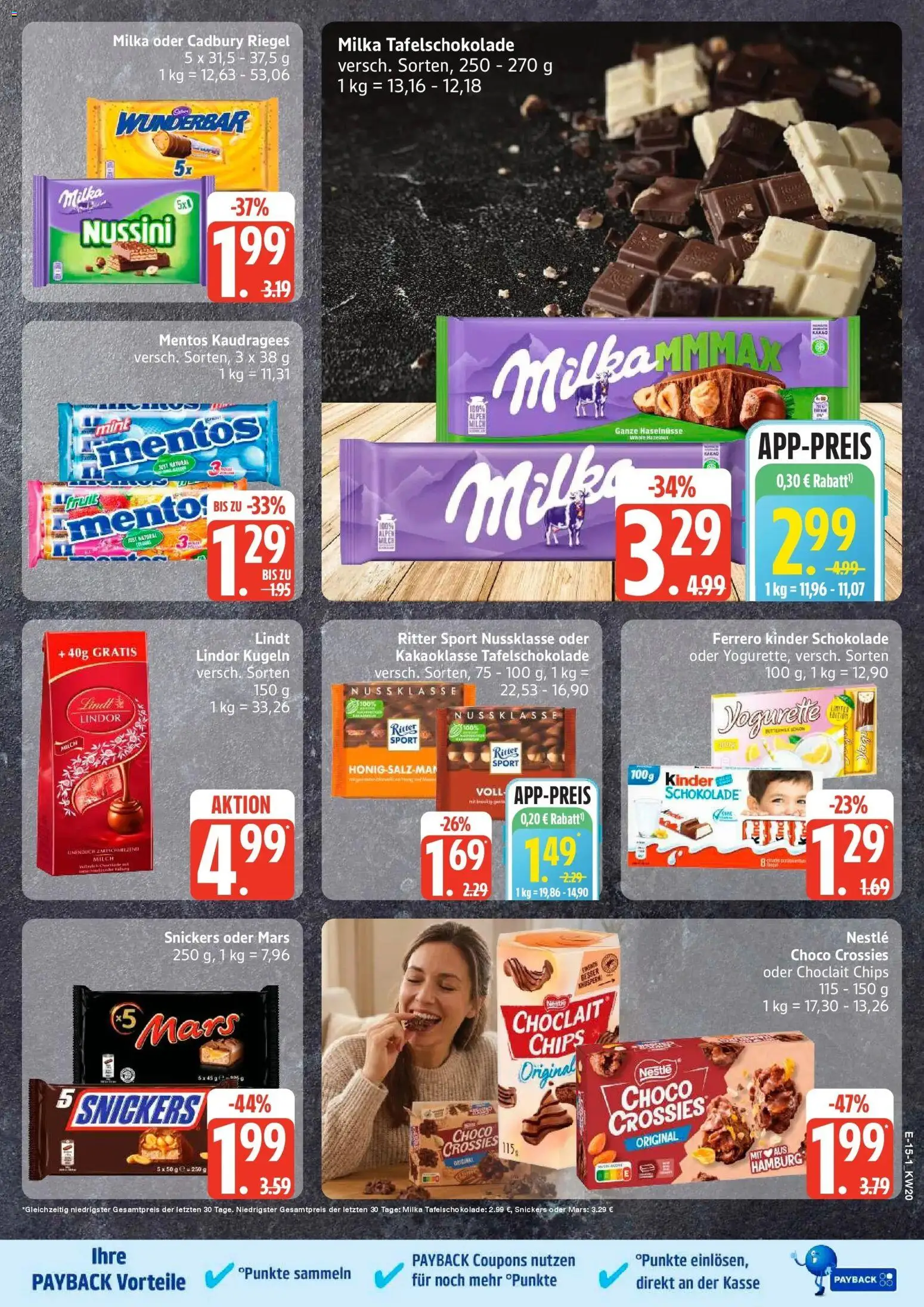 Marktkauf Prospekt Mölln	 – gültig ab 10.05.2026 | Seite: 15 | Produkte: Kinder schokolade, Schokolade, Lindt, Chips