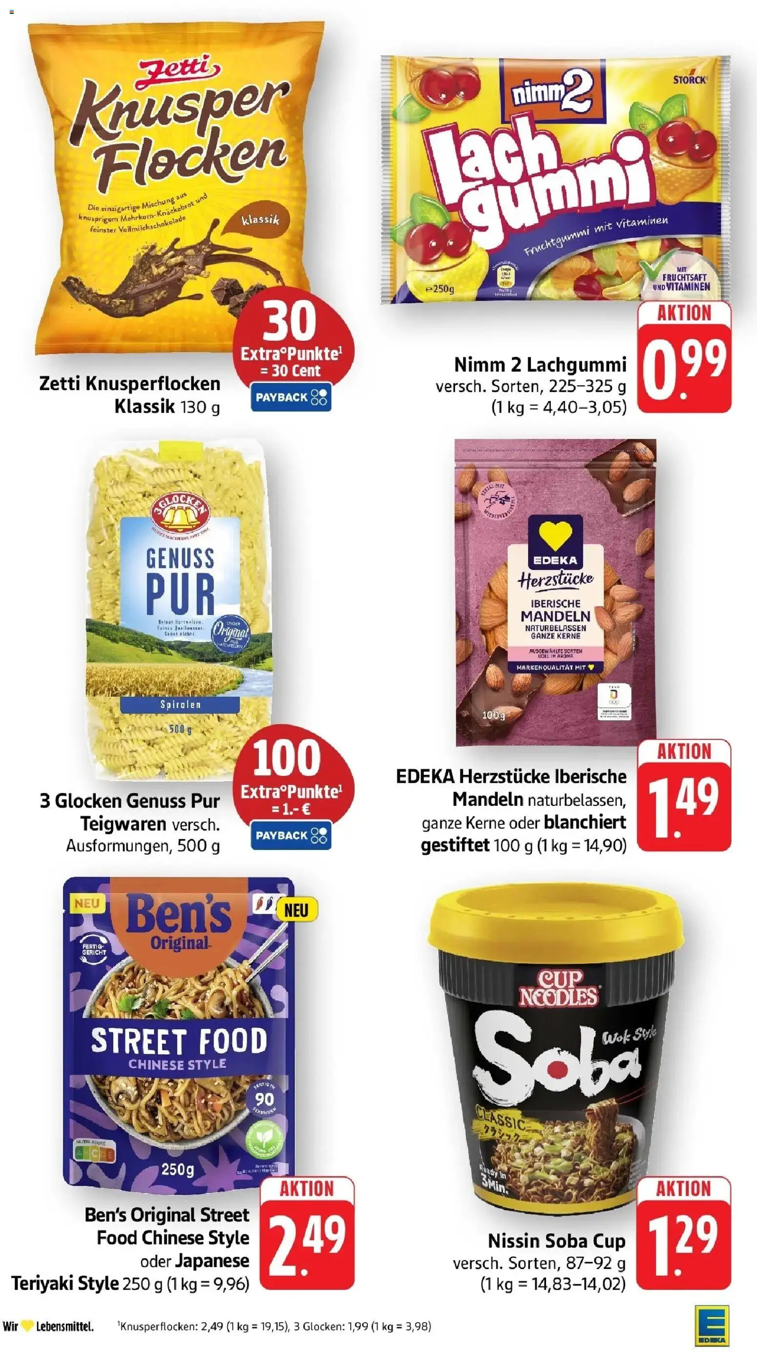 E center Prospekt Laupheim – gültig ab 17.05.2026 | Seite: 32 | Produkte: Mandeln, Wok, Fruchtsaft, Flocken