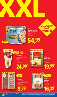 Ofertele Lidl valabile de la 28.09.2026 | Pagină: 60 | Produse: Crenvurști, Brânză, Salam, Piper