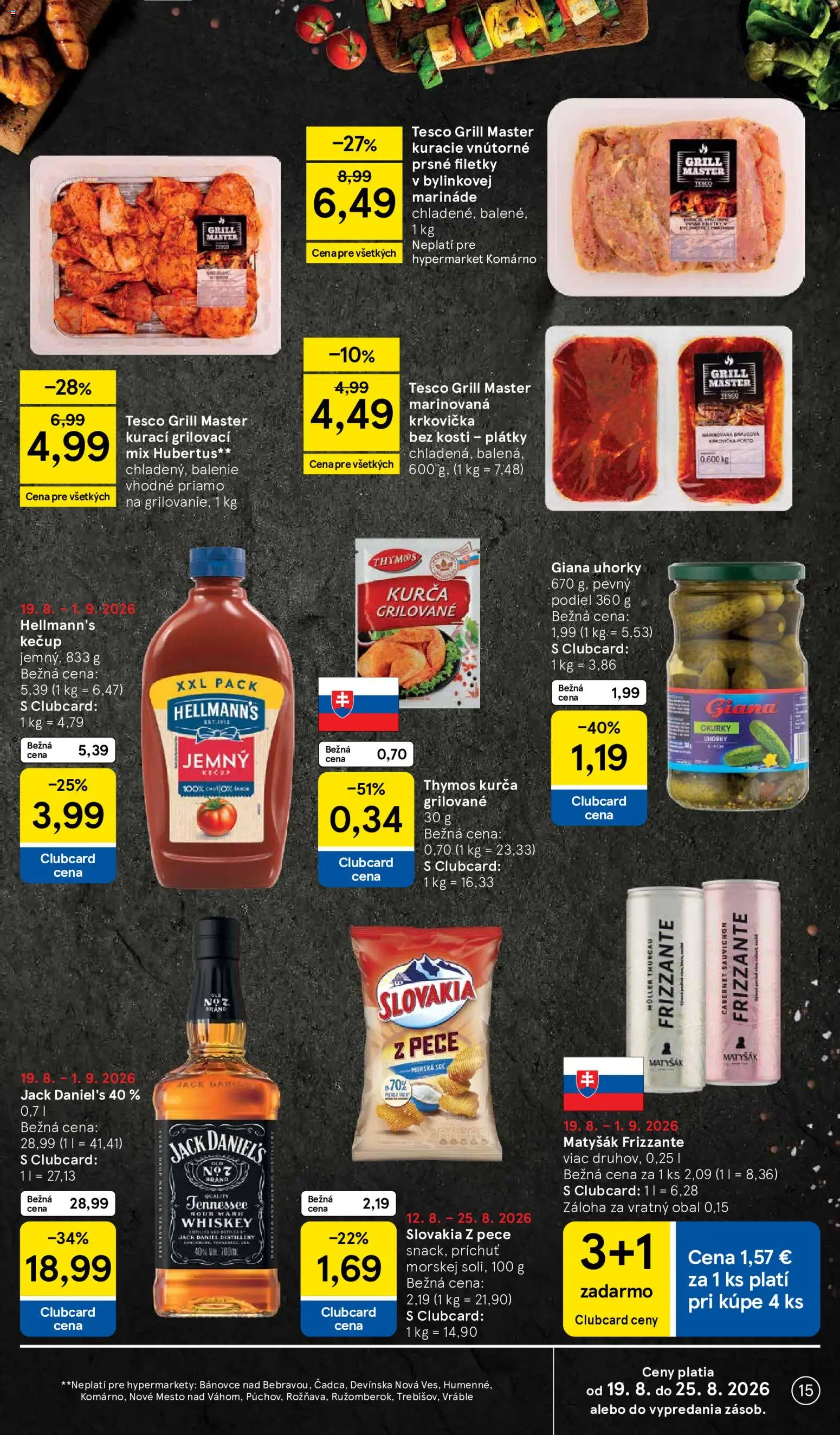 Nové Tesco akcie – leták je platný od 19.08.2026 | Strana: 15