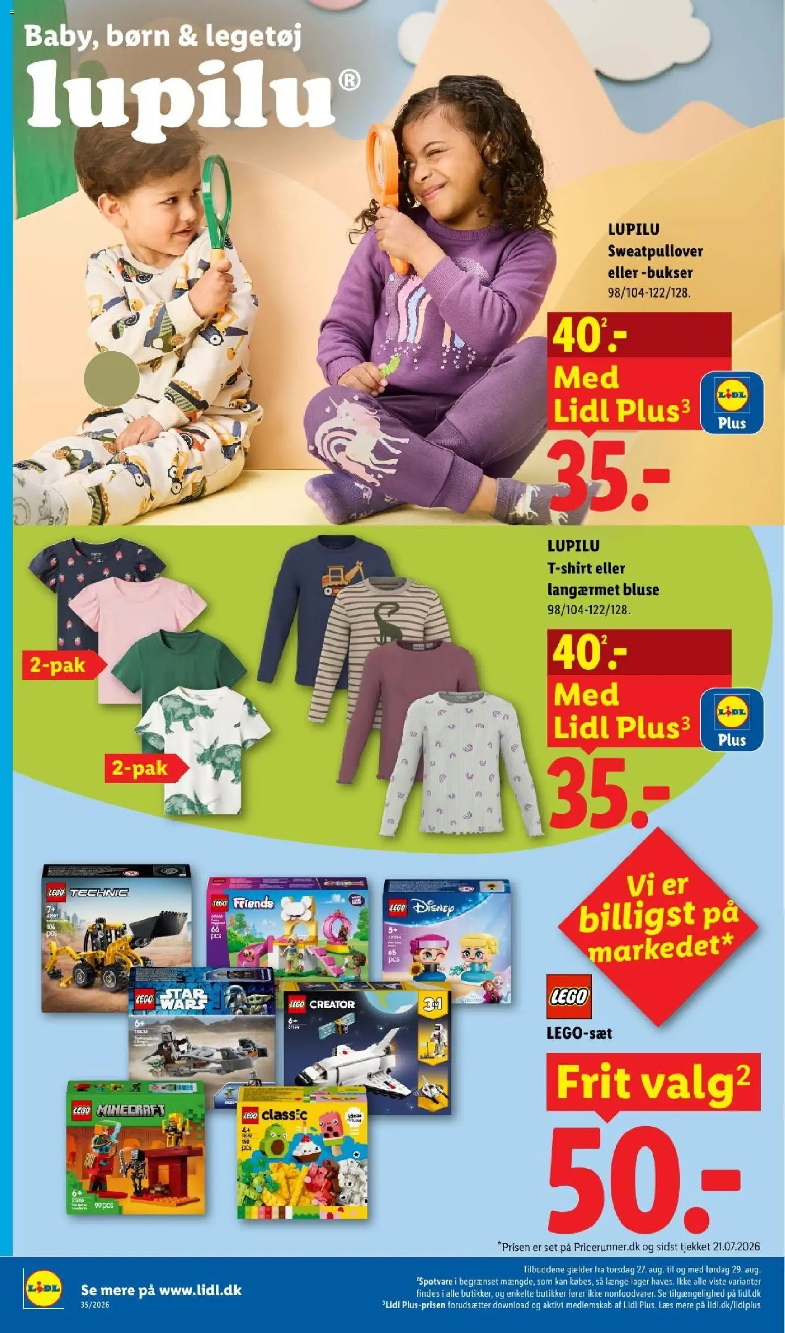 Lidl tilbudsavis – gyldig fra 23/08/2026 | Side: 30 | Produkter: T-shirt, Bukser, Søm, Bluse