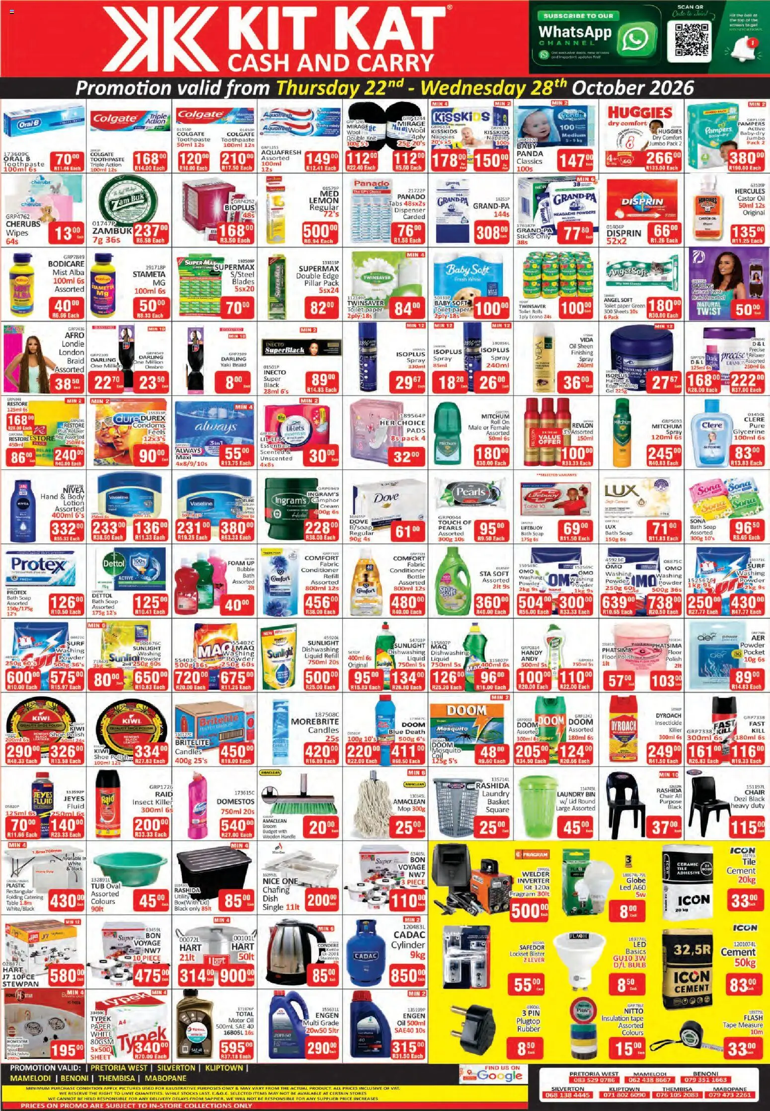 New KIT KAT Cash & Carry catalogue – valid from 22/10/2026 | Page: 2 | Products: Kettle, Bath, Kiwi, Cement
