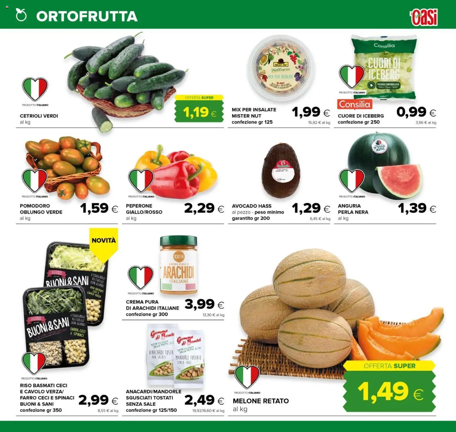 Volantino Oasi del 02/07/2026 | Pagina: 9 | Prodotti: Crema, Riso, Ceci, Mandorle