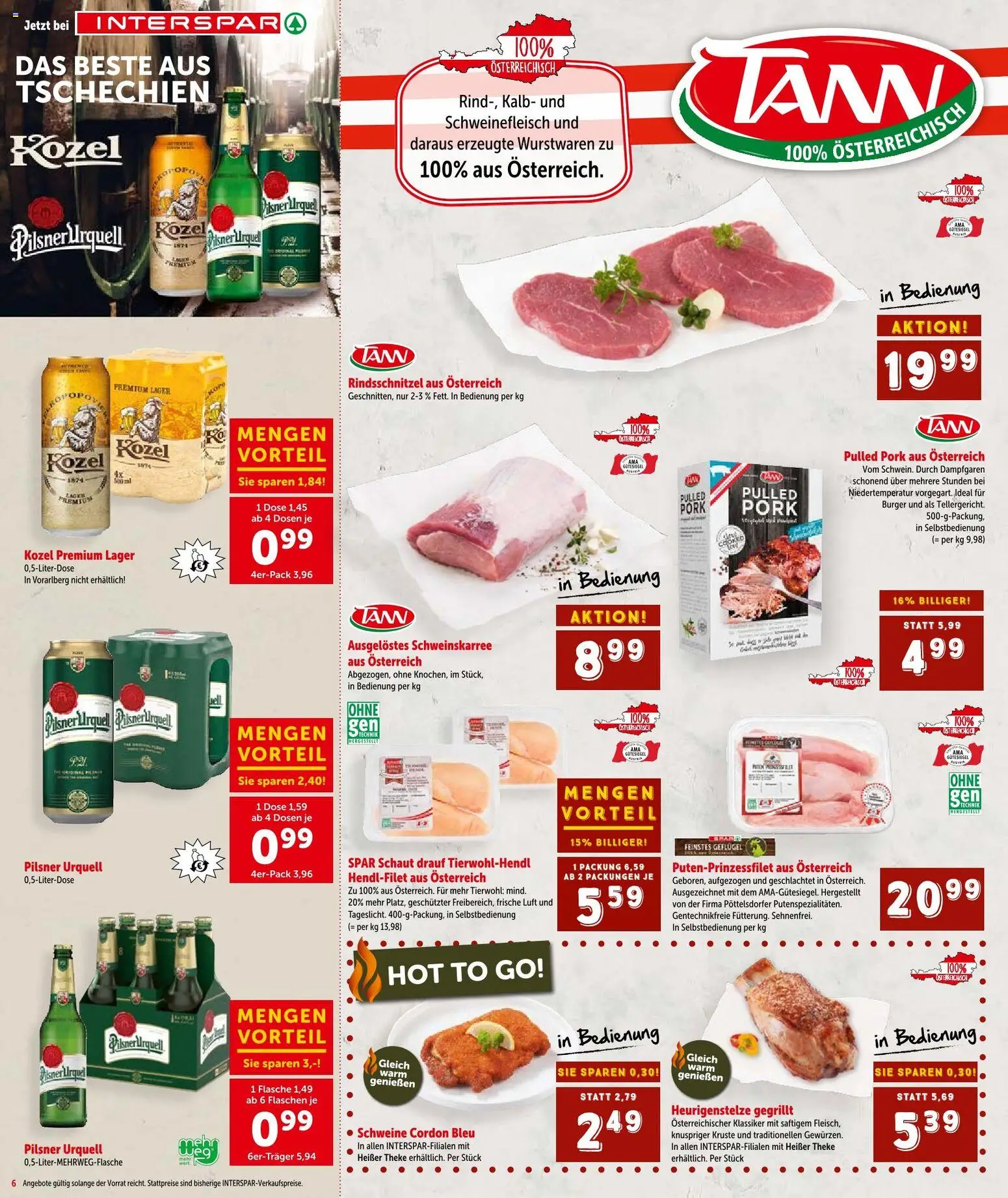 Interspar Flugblatt- Wien gültig ab 07.05.2026 | Seite: 3 | Produkte: Schweinefleisch