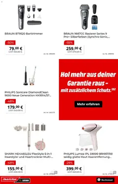 Media Markt Prospekt ab 20.07.2026 gültig | Seite: 18 | Produkte: Philips, Rasierer, Haartrockner
