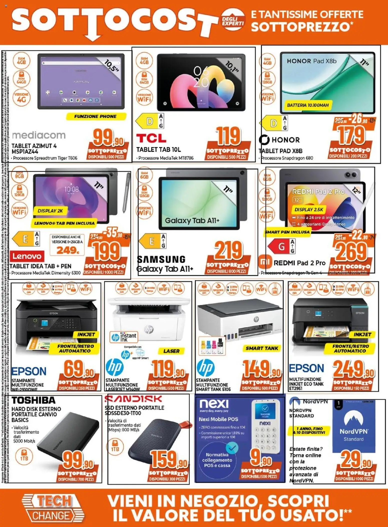 Volantino Expert del 08/10/2026 | Pagina: 17 | Prodotti: Tablet, Scatola, Batteria, Samsung