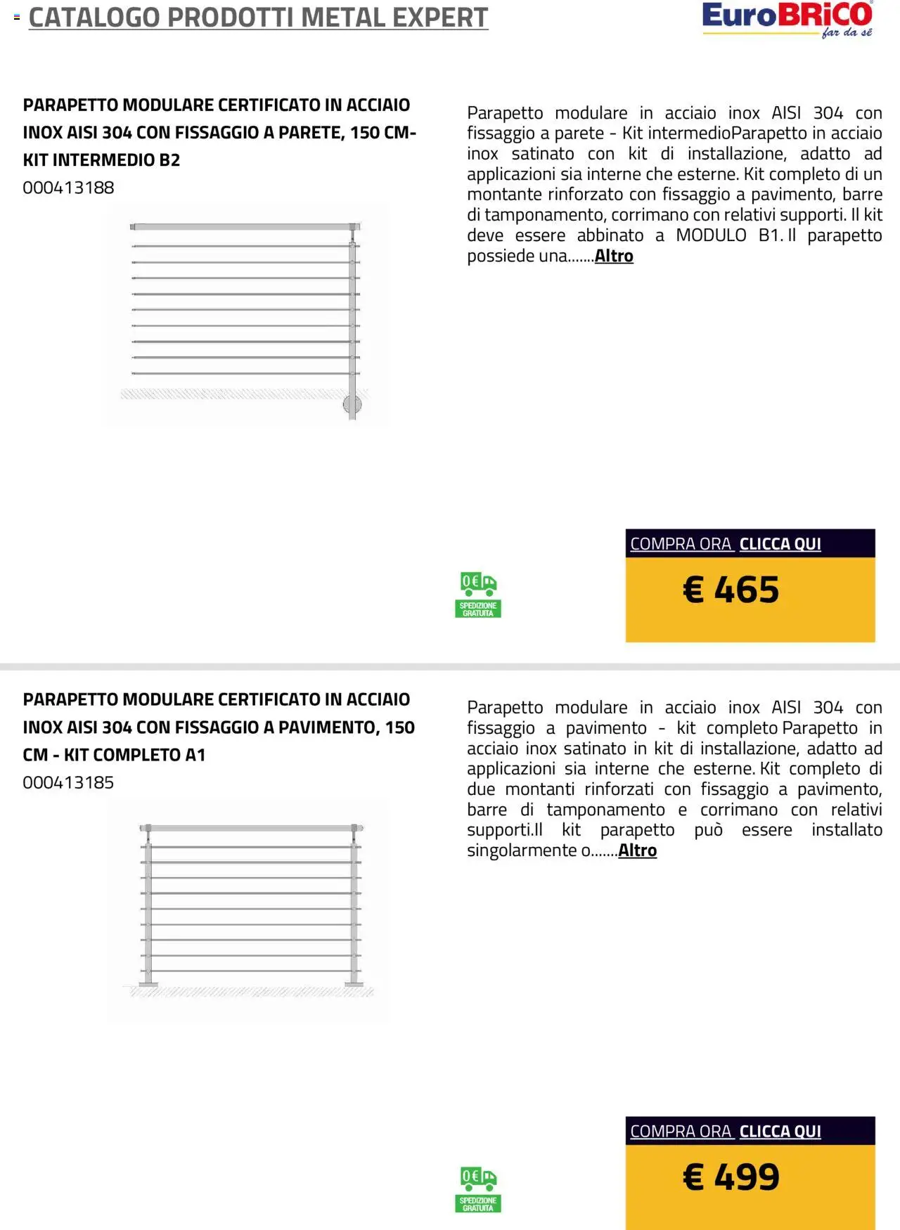 Volantino Eurobrico del 23.07.2025 | Pagina: 6 | Prodotti: Pavimento