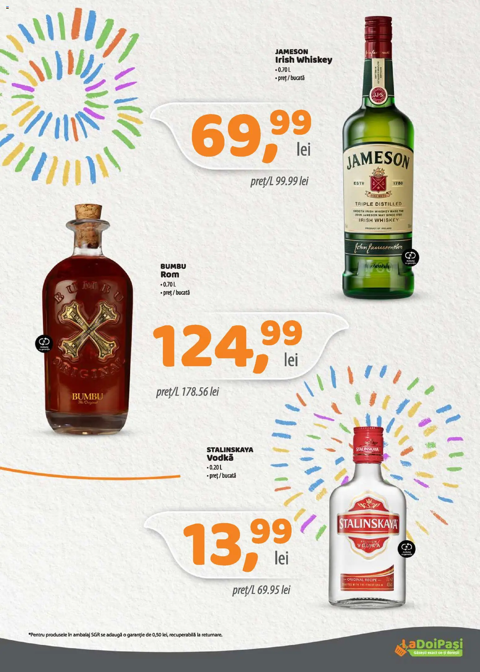 Noul catalog LaDoiPași – valabil de la 01.06.2026 | Pagină: 15 | Produse: Vodka, Whiskey