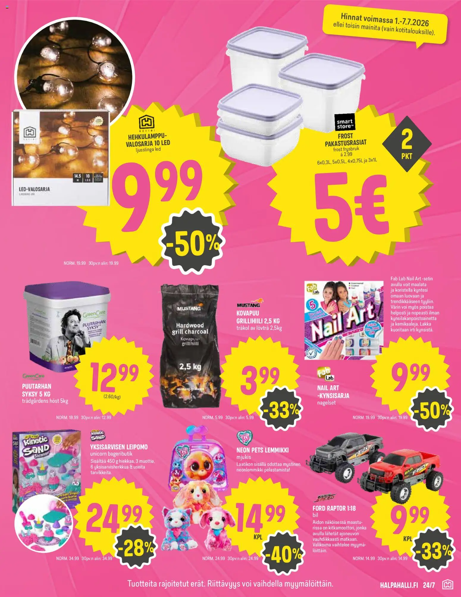 Halpa Halli tarjoukset – voimassa 01/07/2026 alkaen | Sivu: 13