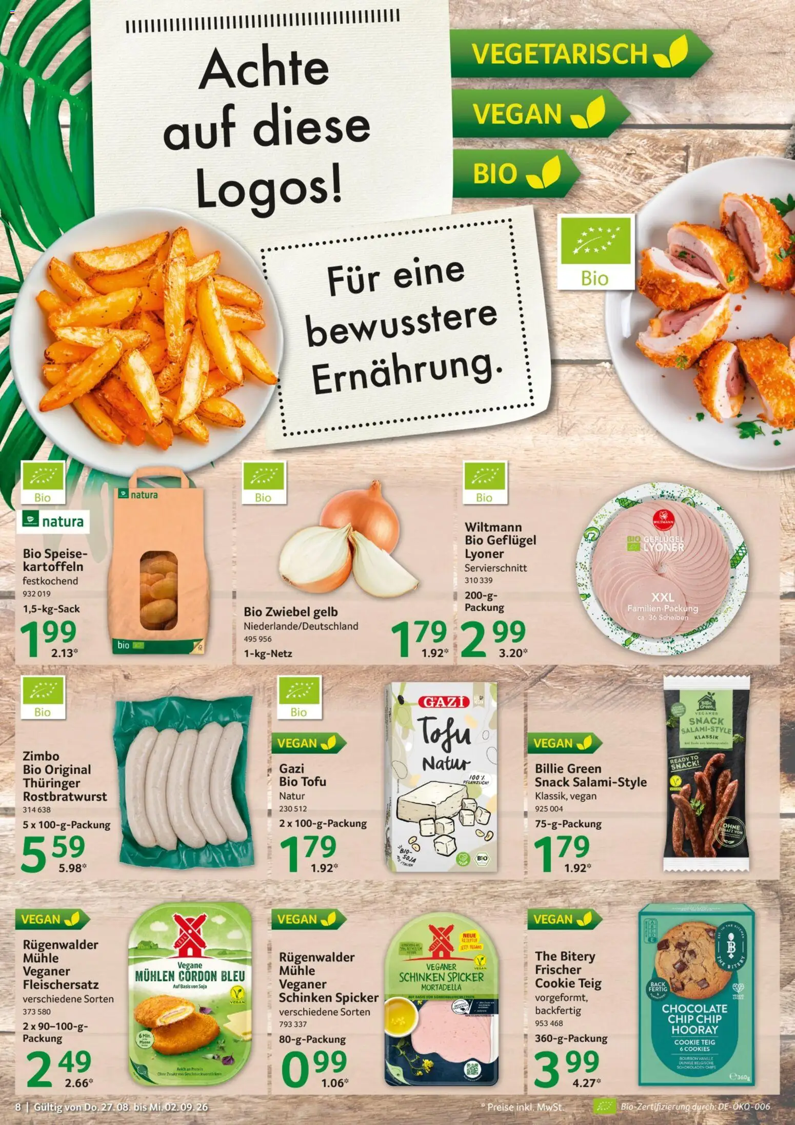 Selgros Prospekt – gültig ab 27.08.2026 | Seite: 8 | Produkte: Mühle, Kartoffeln, Schinken, Bourbon