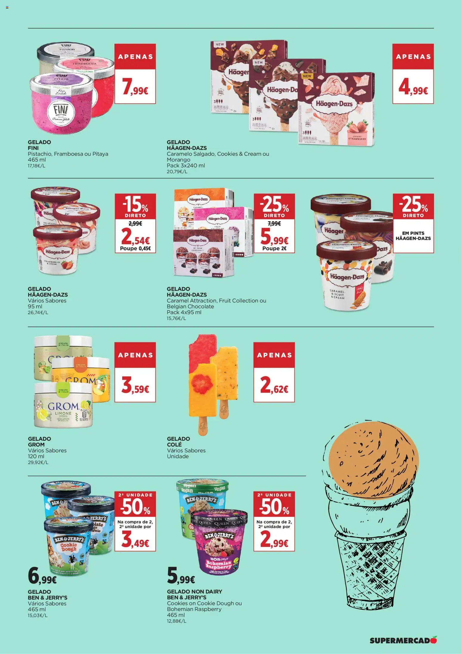 El Corte Ingles folheto │ válido de 10/07/2026 | Página: 7 | Produtos: Gelado, Chocolate