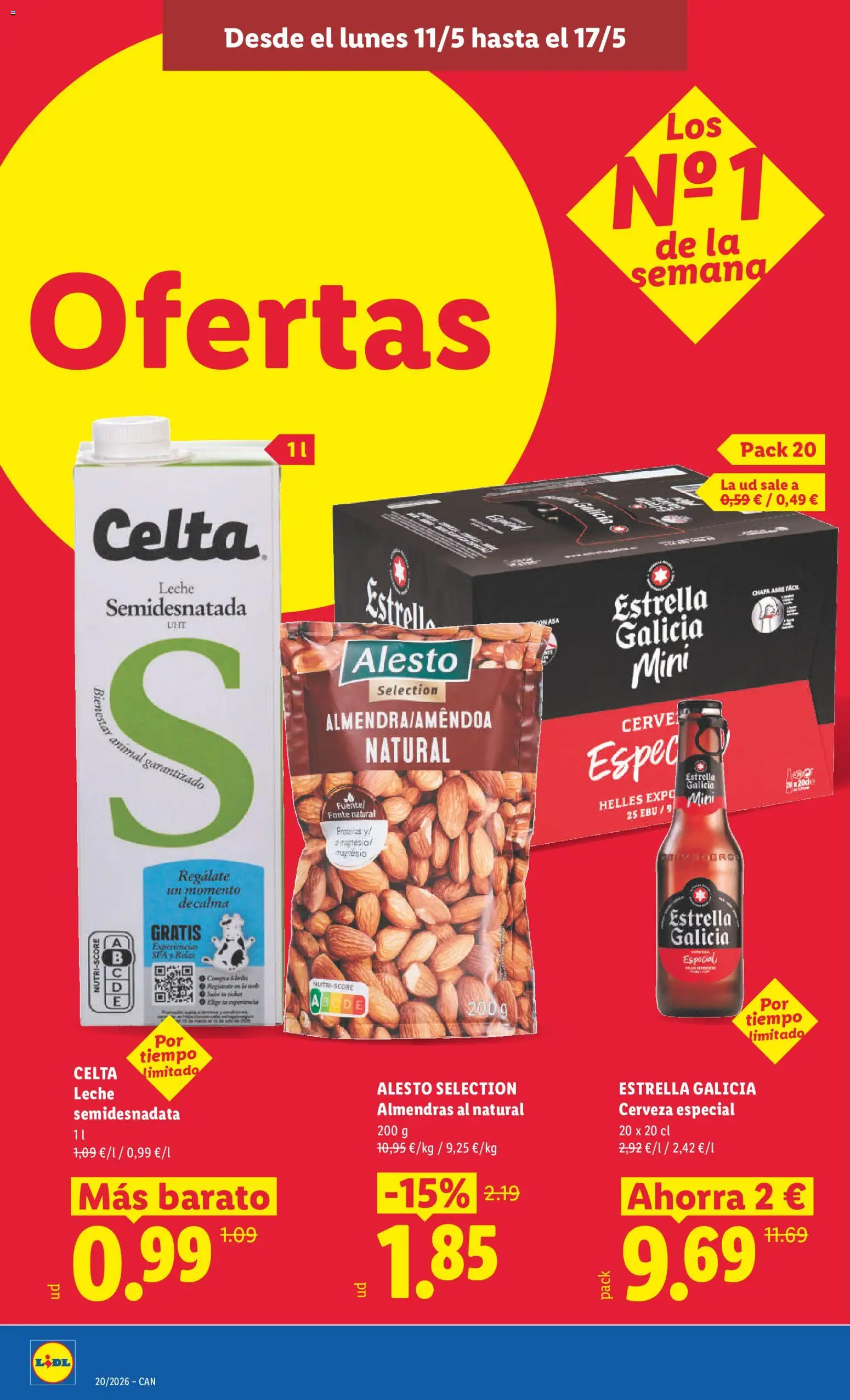 Lidl folleto │ válido desde el 11.05.2026 | Página: 18 | Productos: Leche, Cerveza