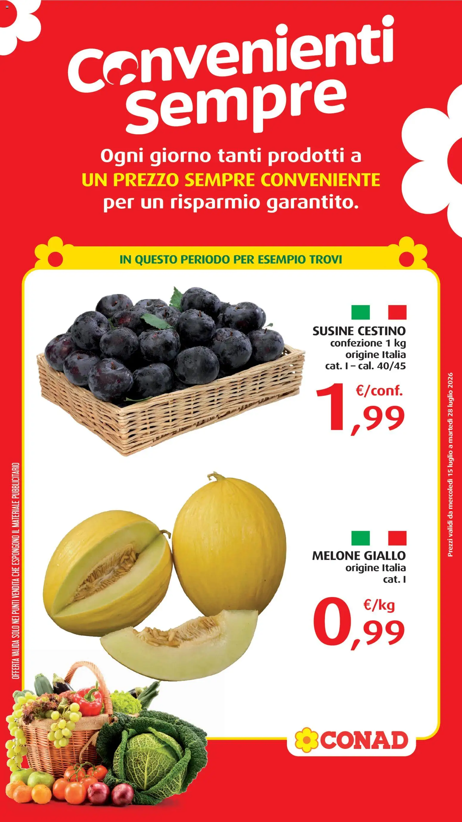 Volantino Conad dal 14/07/2026 ⏳ catalogue cover