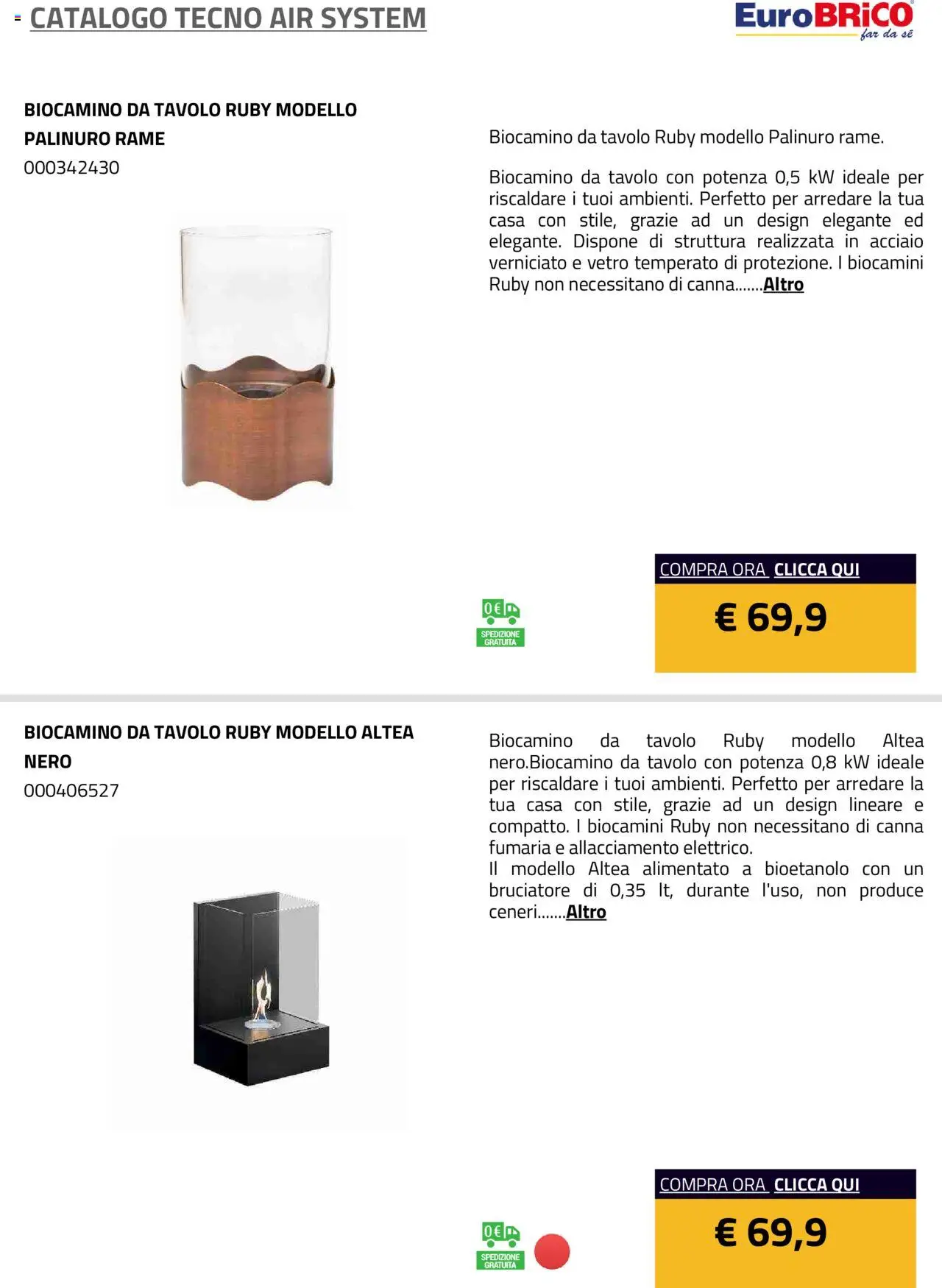Volantino Eurobrico del 23.07.2025 | Pagina: 4 | Prodotti: Tavolo