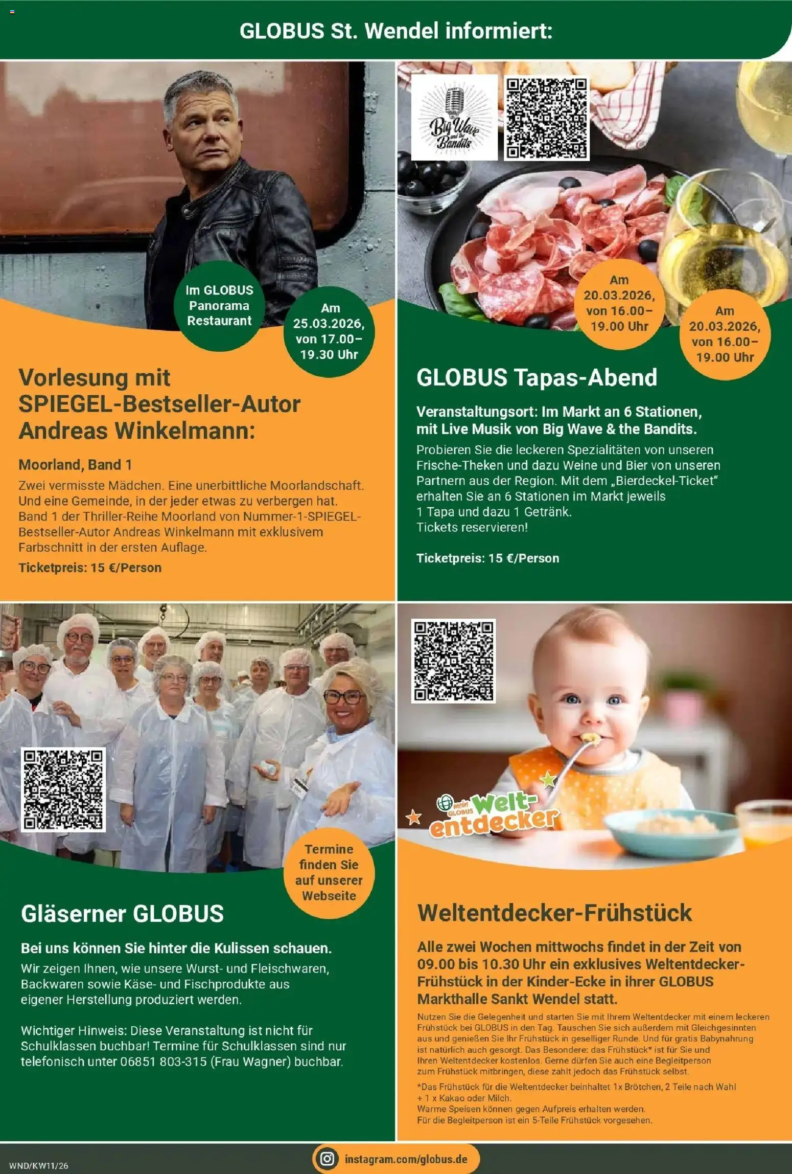 Globus prospekt St. Wendel	 – gültig ab 09.03.2026 | Seite: 28 | Produkte: Käse, Bier, Babynahrung, Uhr