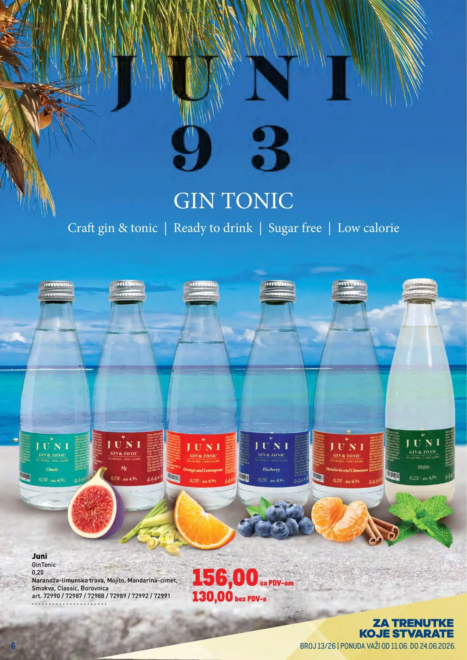 Metro katalog - važi od 11.06.2026 | Strana: 6 | Proizvode: Borovnica, Gin