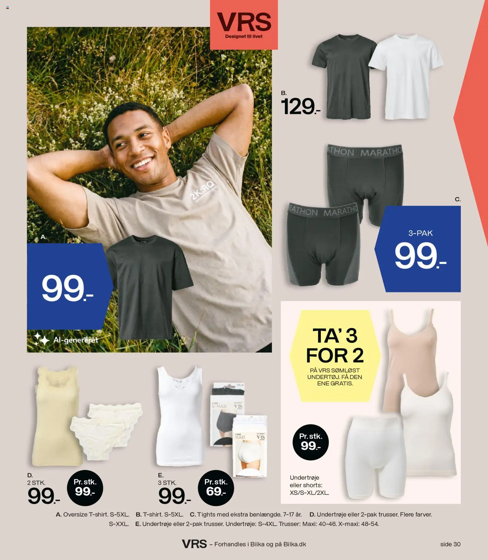 Bilka tilbudsavis – gyldig fra 24/07/2026 | Side: 43 | Produkter: Shorts, Trusser, Tights