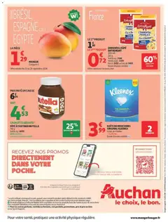 Auchan - Prévisualisation de PÂTE À TARTINER NUTELLA, 750 g valide à partir de 22/09/2026 | Page: 60