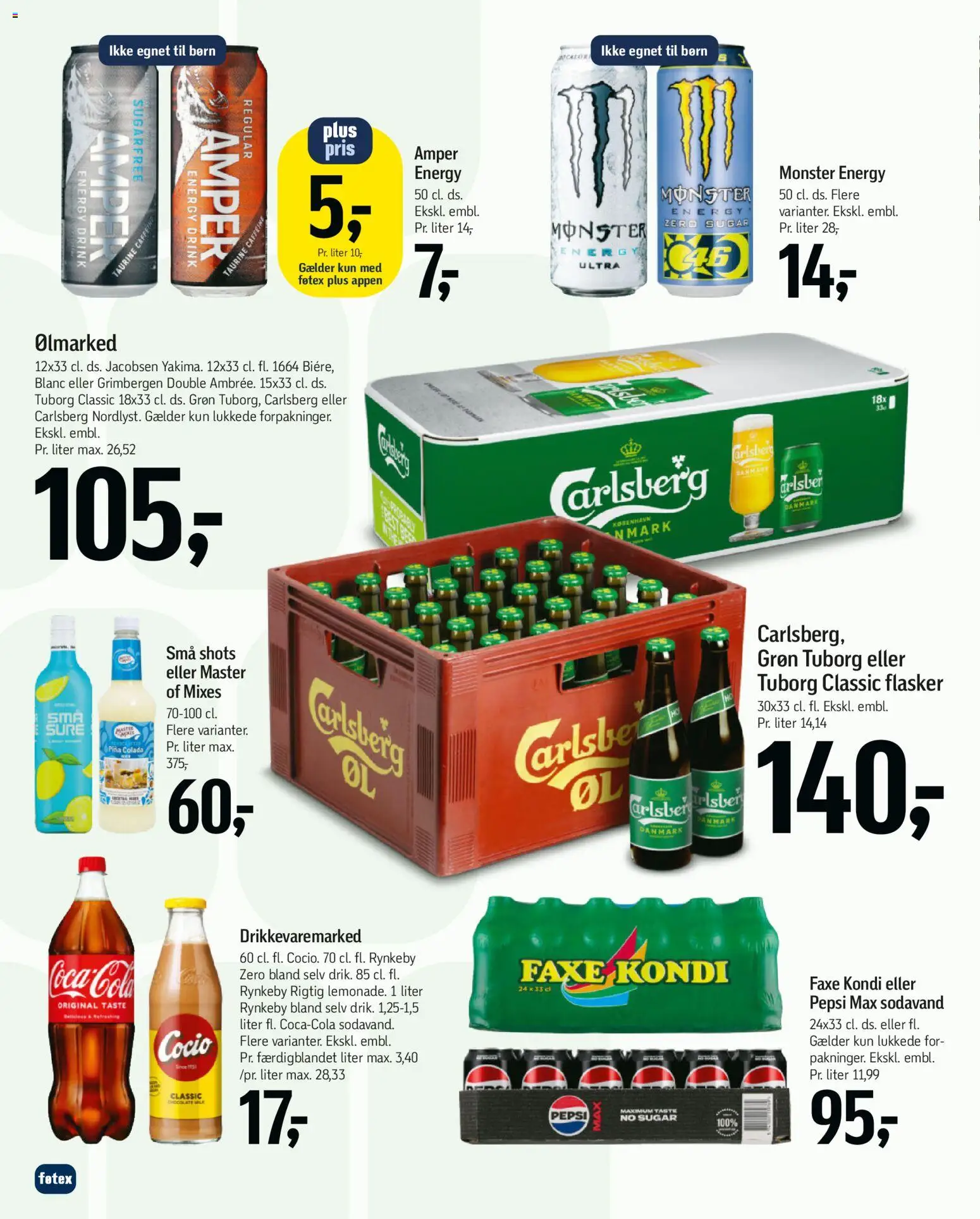 Føtex tilbudsavis – gyldig fra 17.04.2026 | Side: 36 | Produkter: Sodavand, Faxe Kondi, Pepsi, Pepsi Max