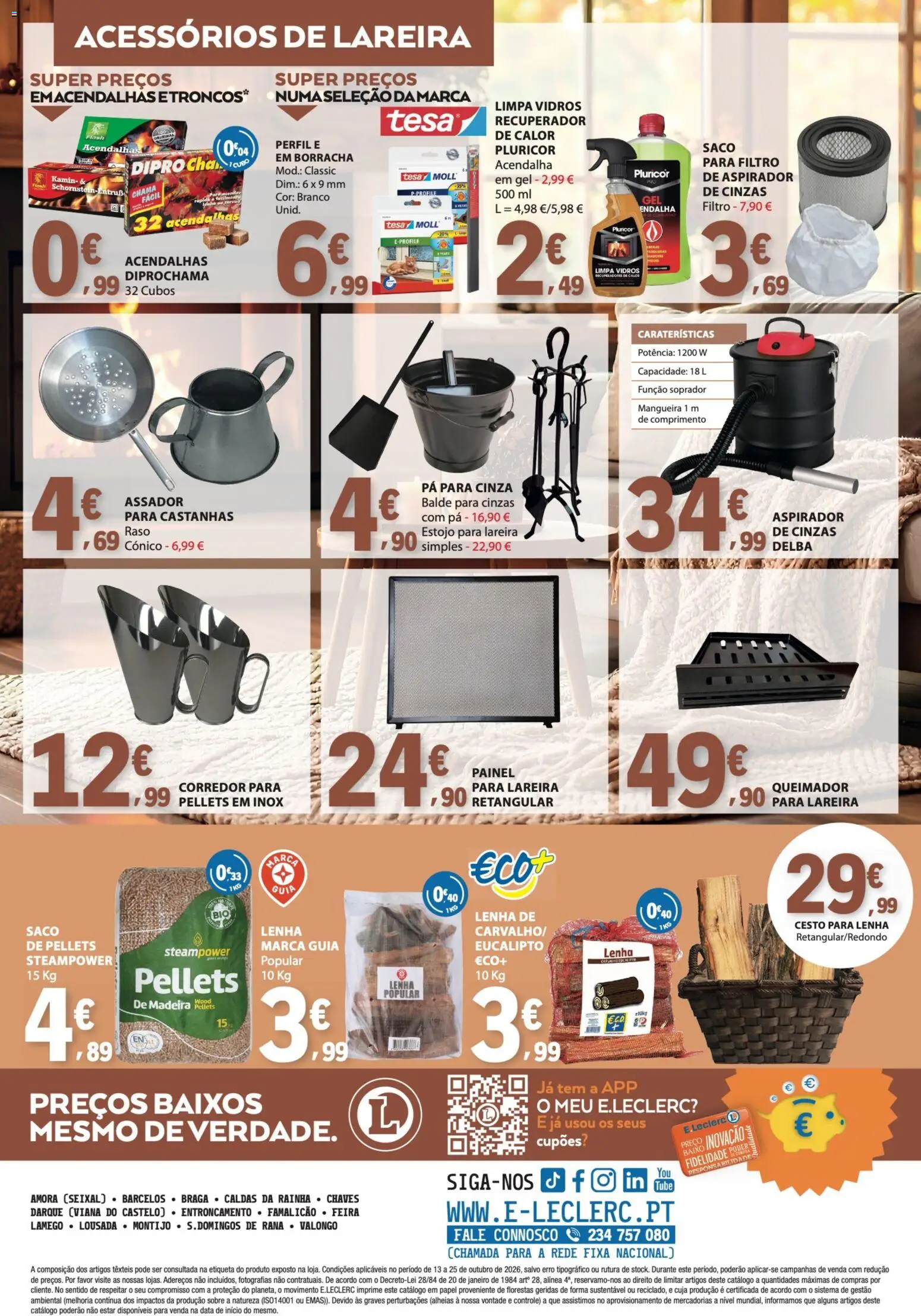 E.Leclerc folheto Especial Aquecimento │ válido de 13/10/2026 | Página: 8 | Produtos: Saco, Castanhas, Limpa vidros, Pá