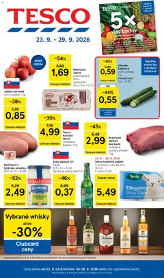 Tesco leták platný od 23.09.2026