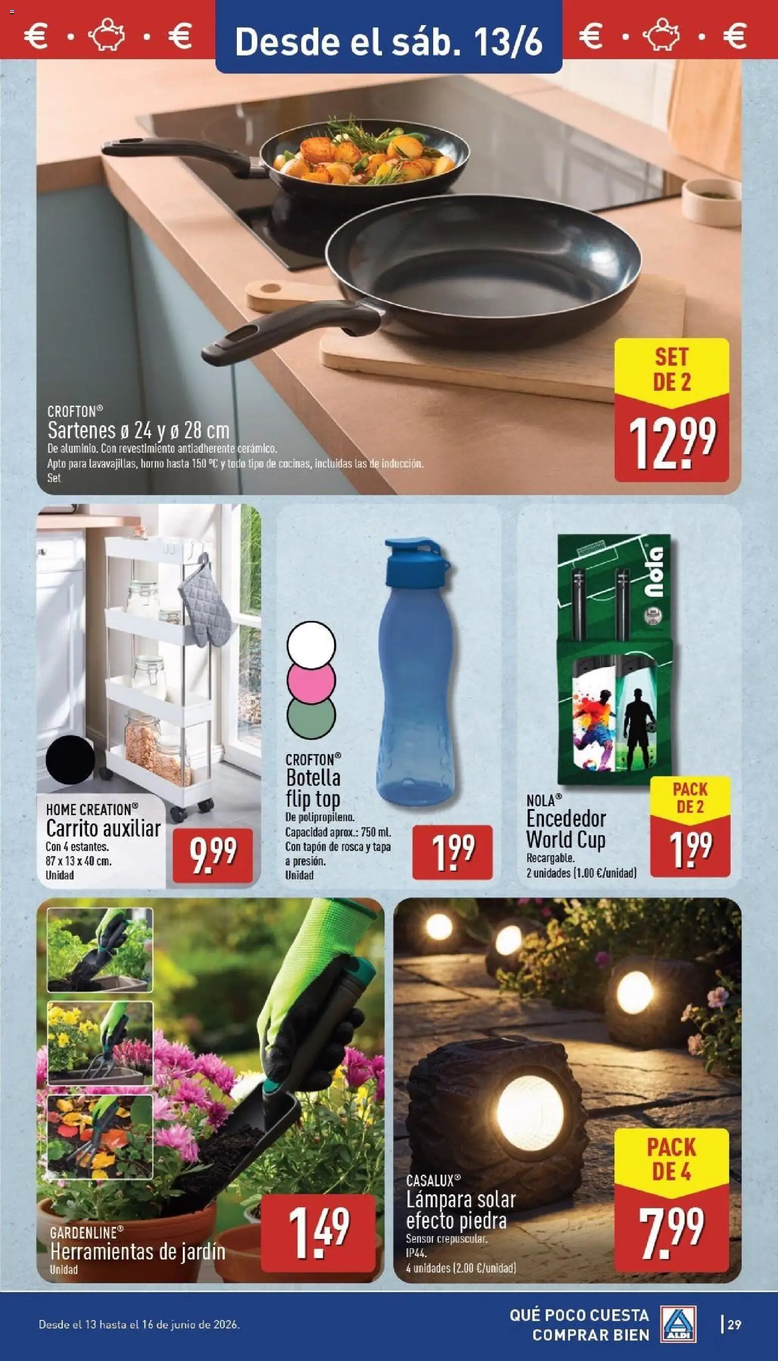 Aldi folleto Península │ válido desde el 08.06.2026 | Página: 29 | Productos: Horno, Lámpara