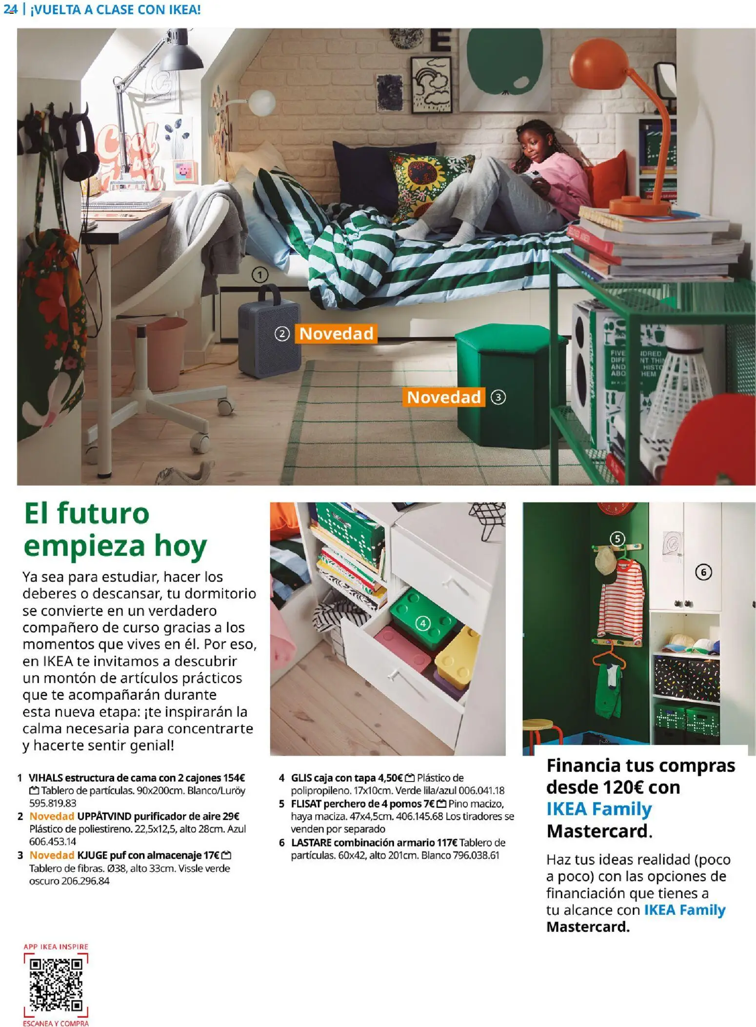 IKEA - IKEA Family Magazine │ válido desde el 01/07/2026 | Página: 24 | Productos: Perchero, Purificador de aire, Cama, Armario