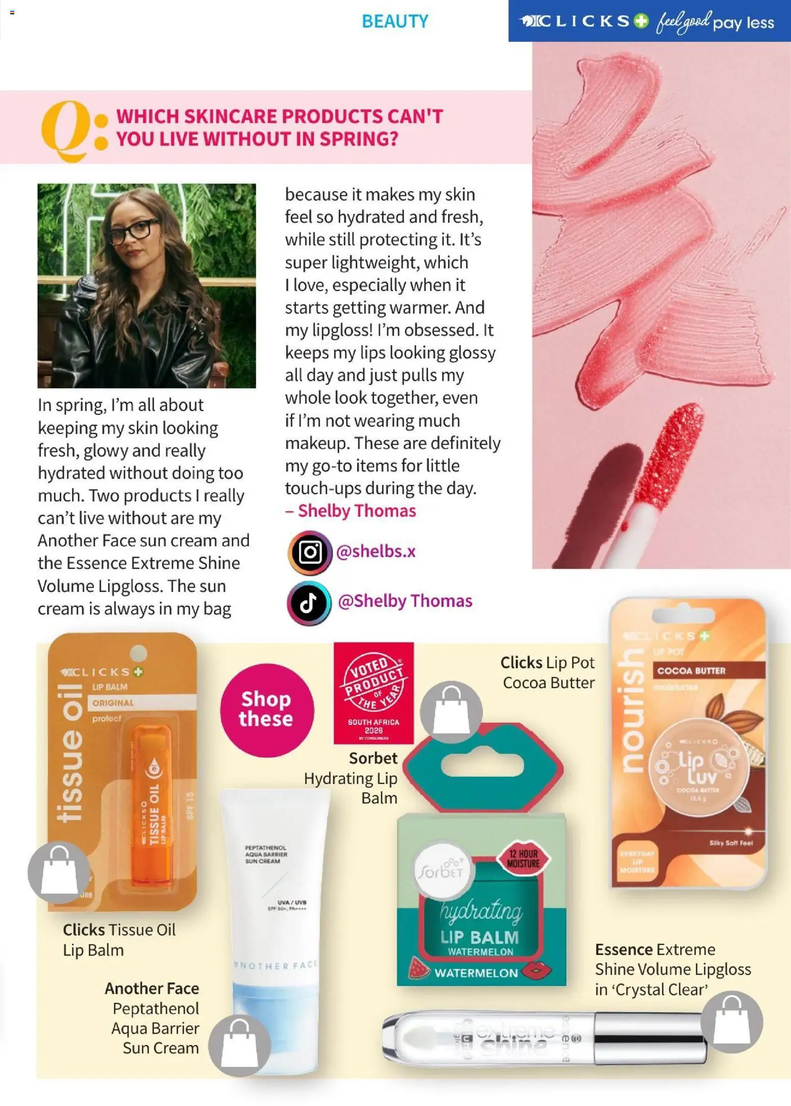 New Clicks catalogue – valid from 01/08/2026 | Page: 15 | Products: Tissue oil, Butter, Cream, Lip balm