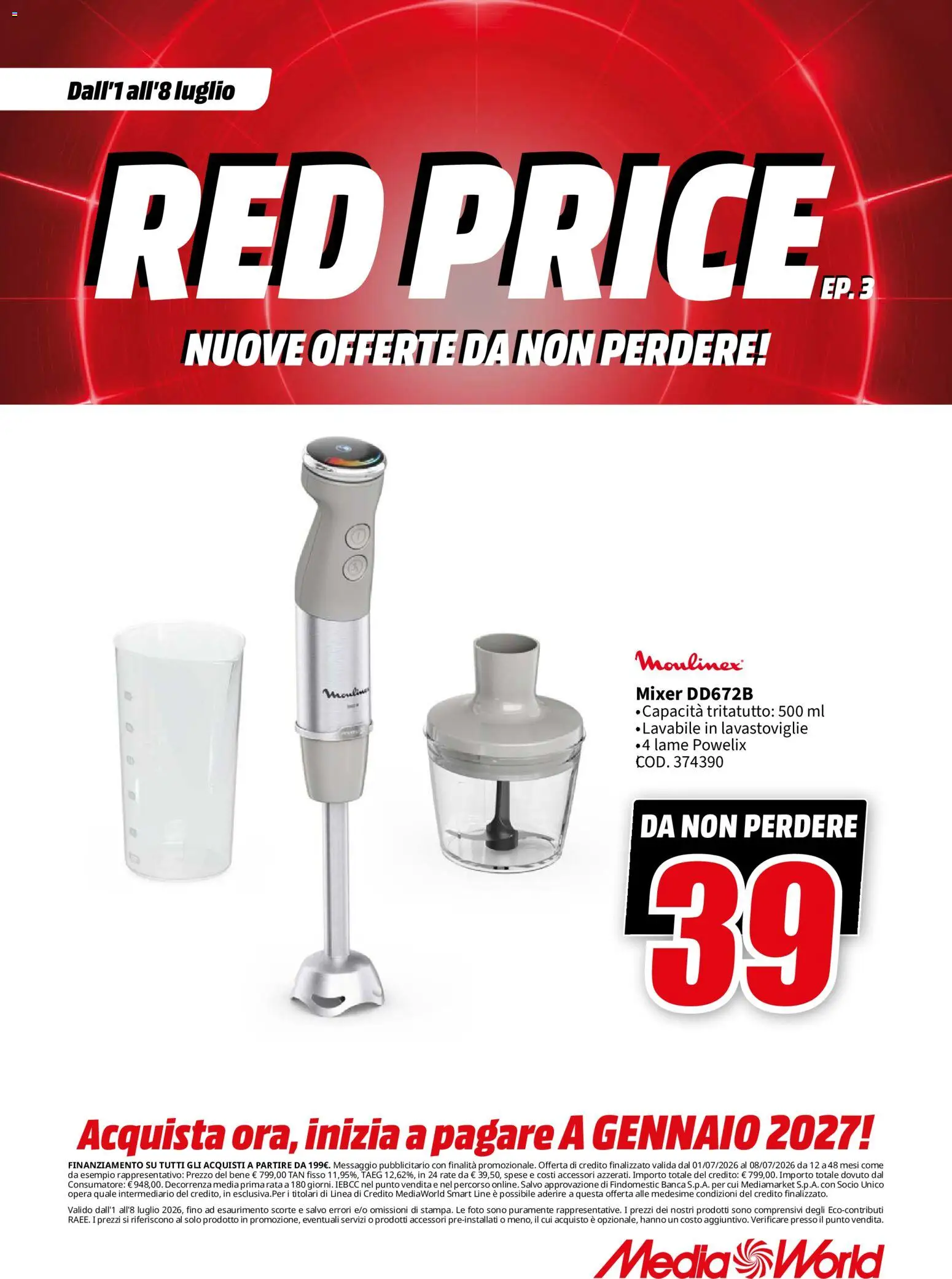 Volantino Media World del 01/07/2026 | Pagina: 77