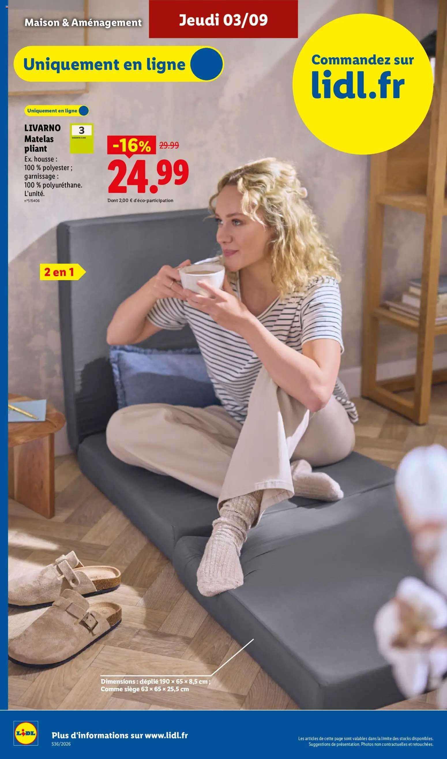 {H1} | Page: 6 | Produits: Matelas, Livarno