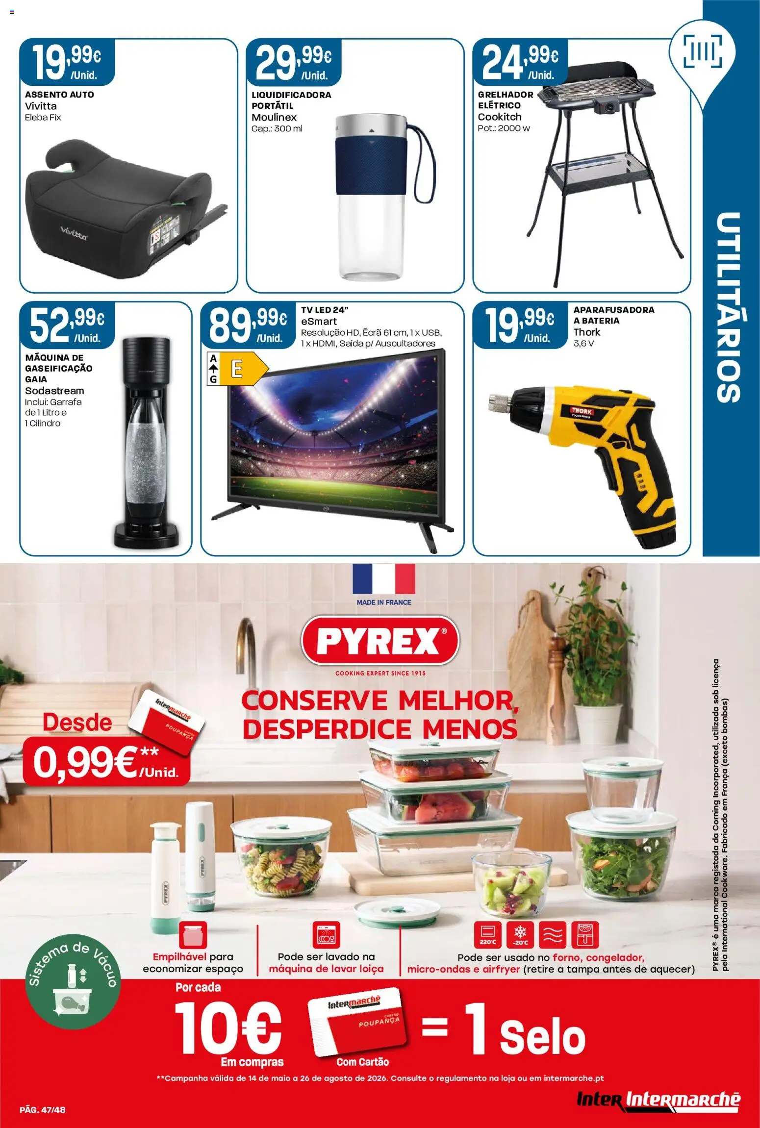 Intermarché folheto │ válido de 13/08/2026 | Página: 47