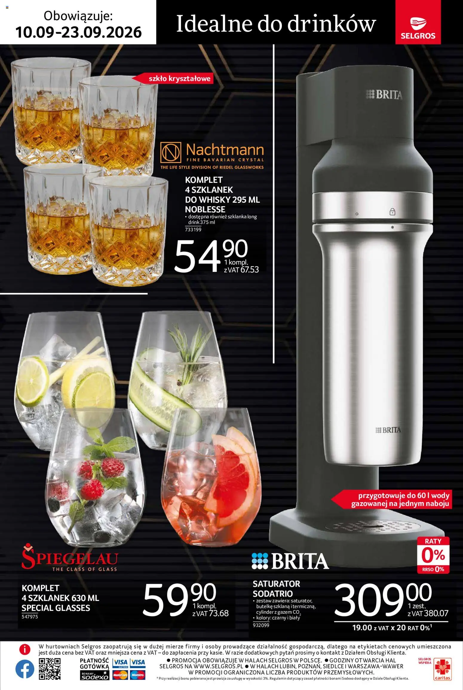 Selgros cash&carry gazetka - Premium od 10.09.2026 | Strona: 7 | Produkty: Szklanka, Whisky