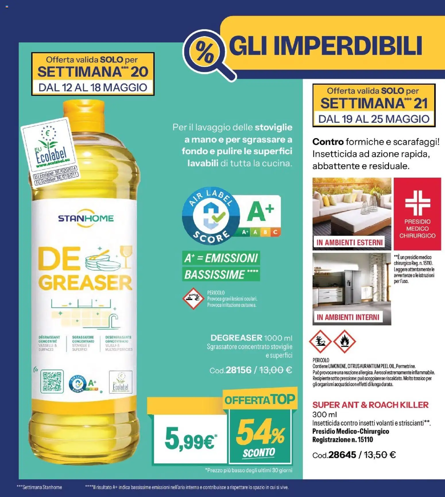 Volantino Stanhome del 12.05.2026 | Pagina: 2 | Prodotti: Sgrassatore, Insetticida