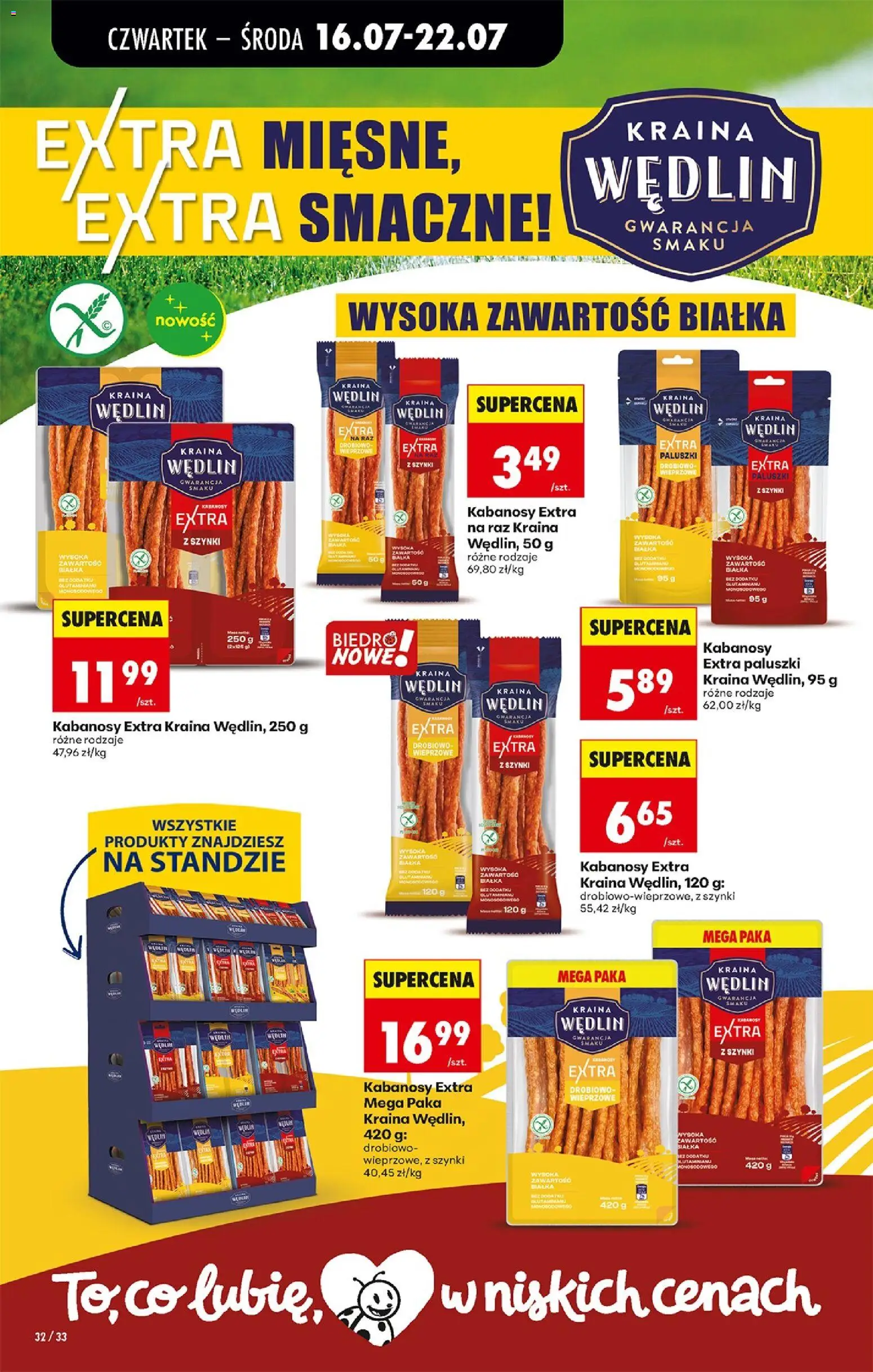Biedronka gazetka od czwartku od 16.07.2026 | Strona: 46 | Produkty: Kabanosy, Paluszki