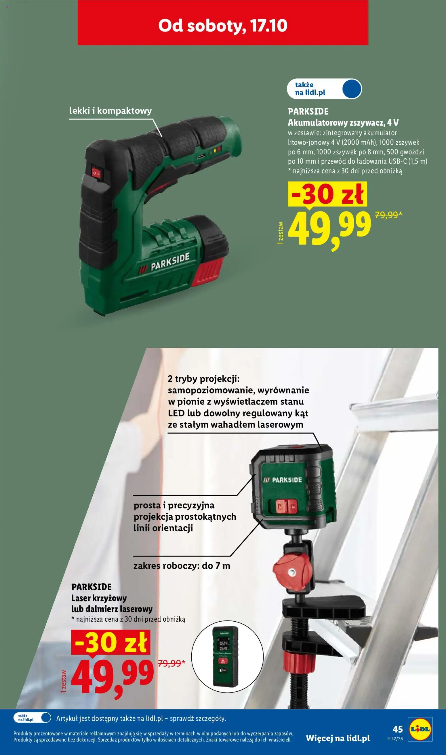 Lidl Polsko katalog od 12.10.2026 | Strana: 49 | Produkty: Parkside, LED