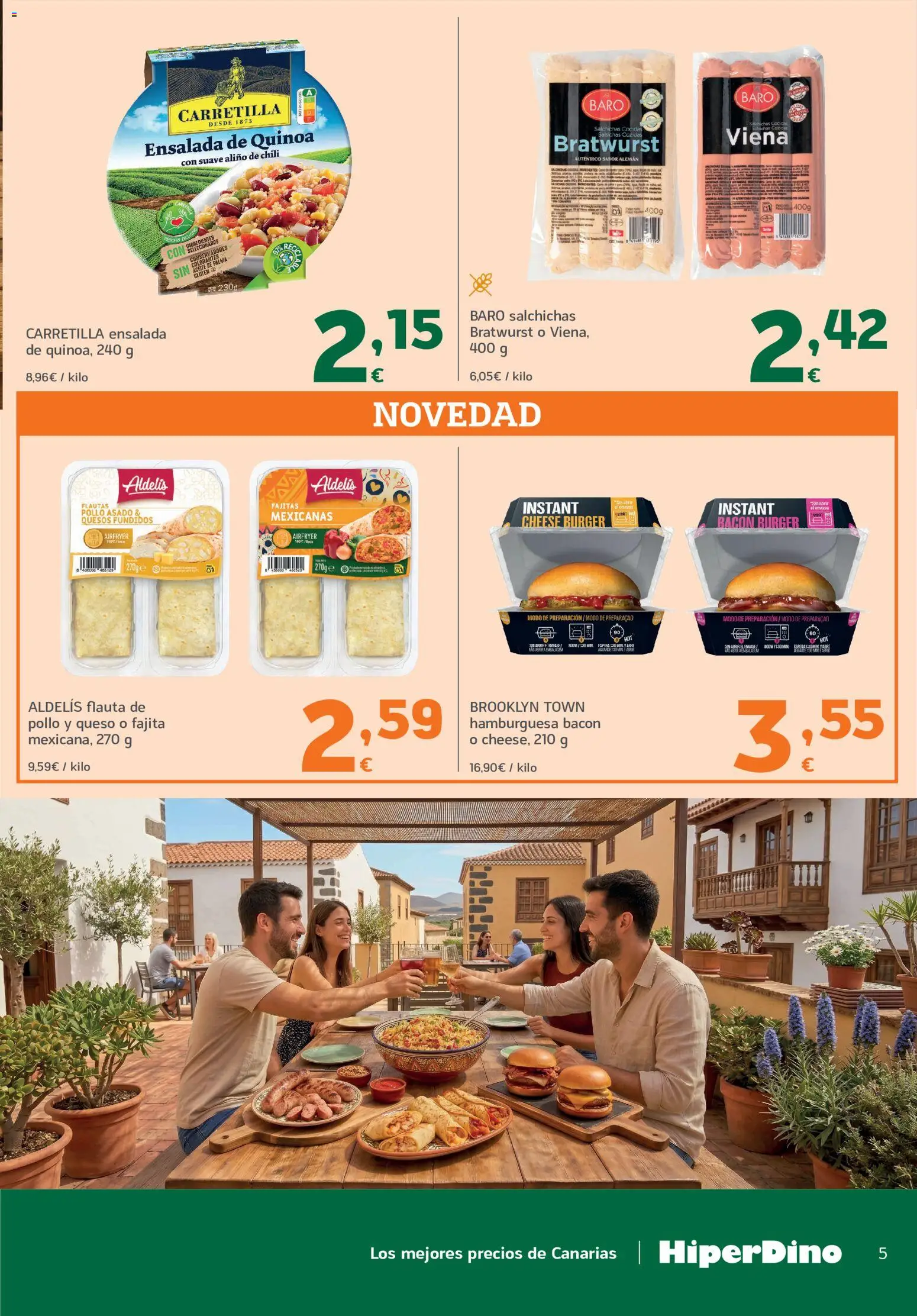 HiperDino folleto │ válido desde el 23/06/2026 | Página: 5 | Productos: Κρεμάστρα, Queso, Aceite, Σοκολατούχο γάλα