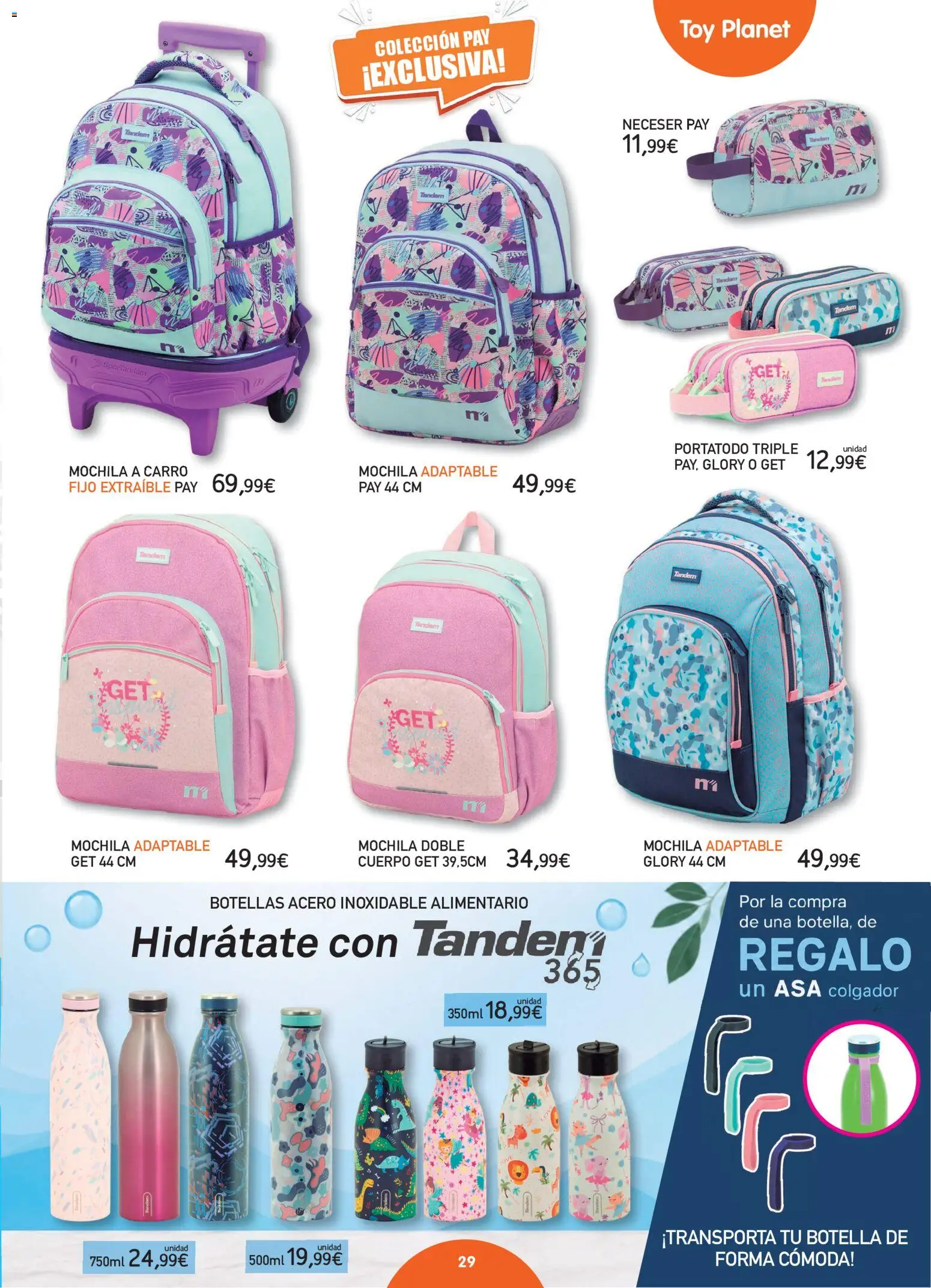Toy Planet catálogo de Vuelta a Clase │ válido desde el 10/08/2026 | Página: 29 | Productos: Mochila, Cómoda, Neceser